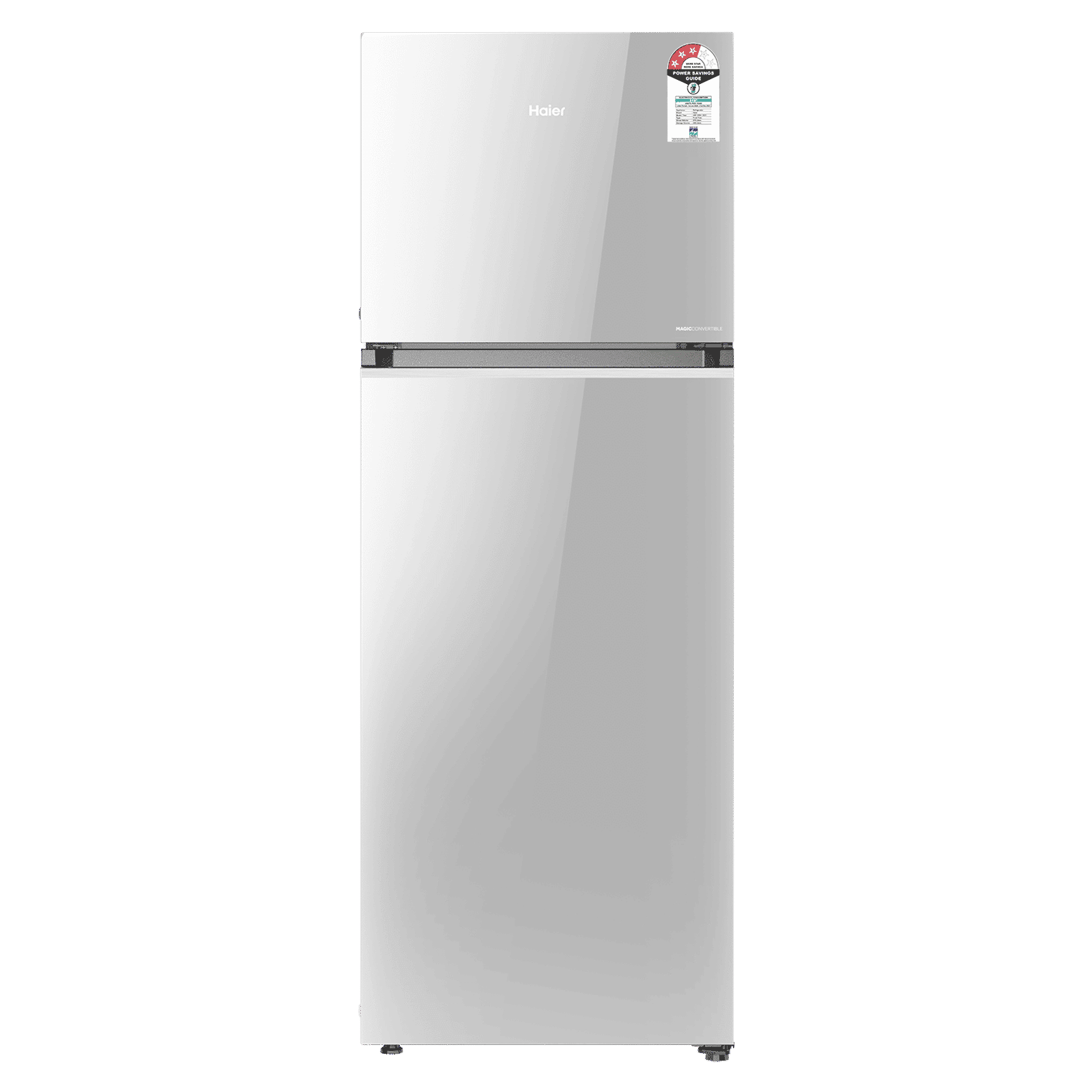 Haier 358 Litres 3 Star Frost Free Double Door Convertible Refrigerator with Magic Cooling Technology (HRF-3954PMG-E, Mirror Glass)_1
