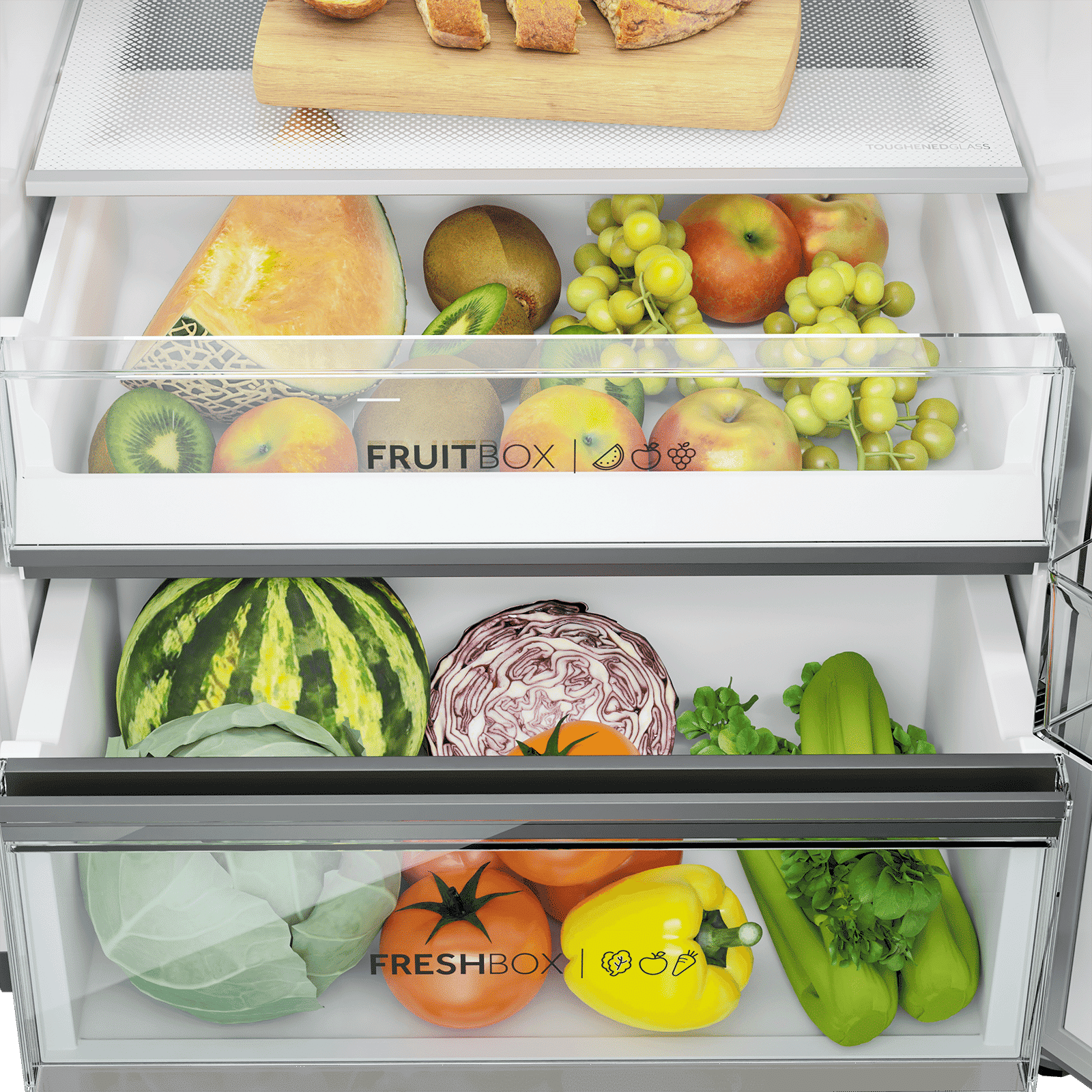 Haier 358 Litres 3 Star Frost Free Double Door Convertible Refrigerator with Magic Cooling Technology (HRF-3954PMG-E, Mirror Glass)_12