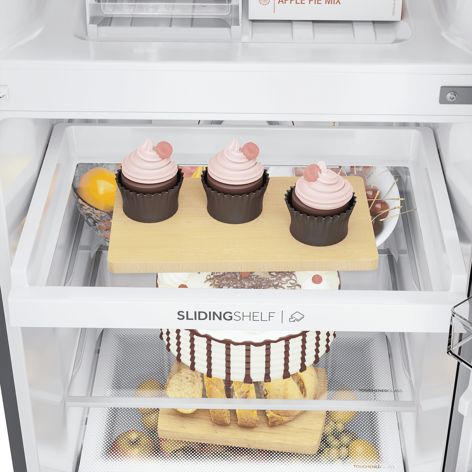 Haier 358 Litres 3 Star Frost Free Double Door Convertible Refrigerator with Magic Cooling Technology (HRF-3954PMG-E, Mirror Glass)_13