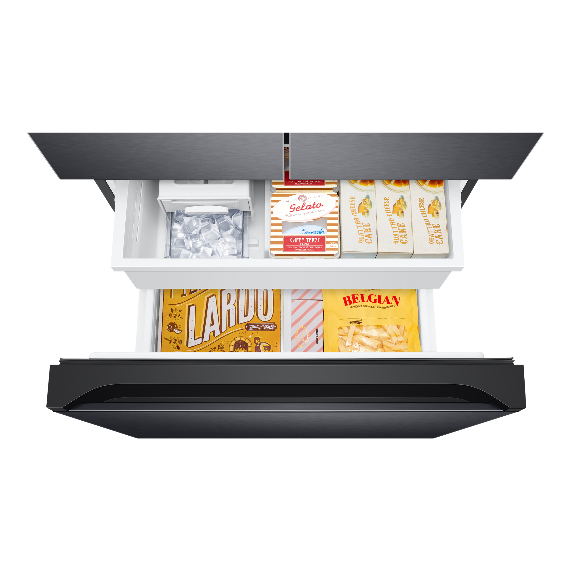 SAMSUNG 550 Litres Frost Free French Door Convertible Refrigerator with Twin Cooling Plus Technology (RF57A5032B1/TL, Black Matt) SAMSUNG 550 Litres Frost Free French Door Convertible Refrigerator with Twin Cooling Plus Technology (RF57A5032B1/TL, Black Matt)_9