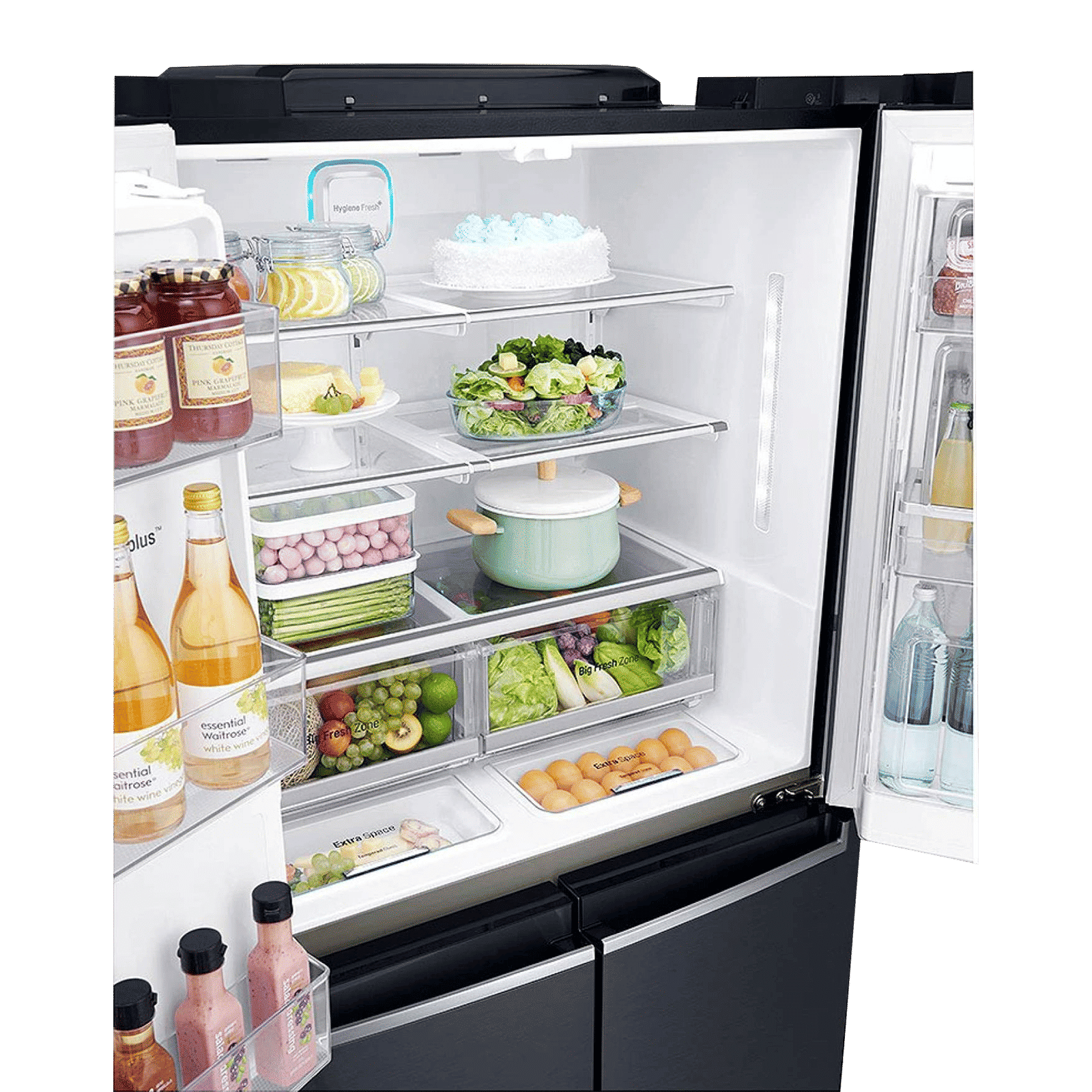 LG 889 Litres 2 Star Frost Free French Door Smart Wi-Fi Enabled Refrigerator with InstaView Door-in-Door (GR-X31FMQHL, Matte Black) LG 889 Litres 2 Star Frost Free French Door Smart Wi-Fi Enabled Refrigerator with InstaView Door-in-Door (GR-X31FMQHL, Matte Black)_10