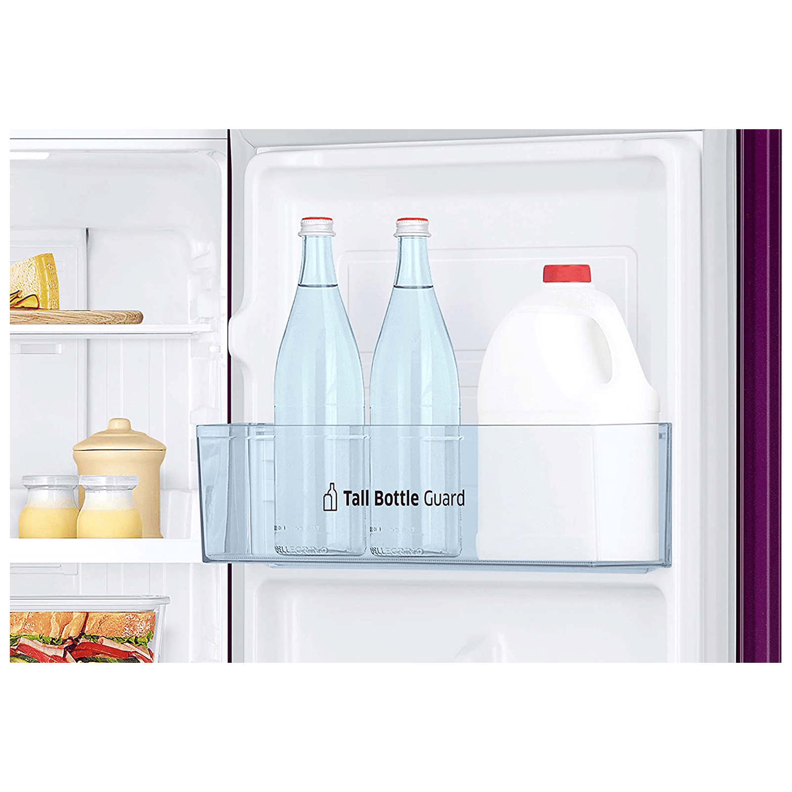 SAMSUNG 253 Litres 2 Star Frost Free Double Door Convertible Refrigerator with Stabilizer Free Operation (RT28T3932CR/HL, Camellia Purple)_10