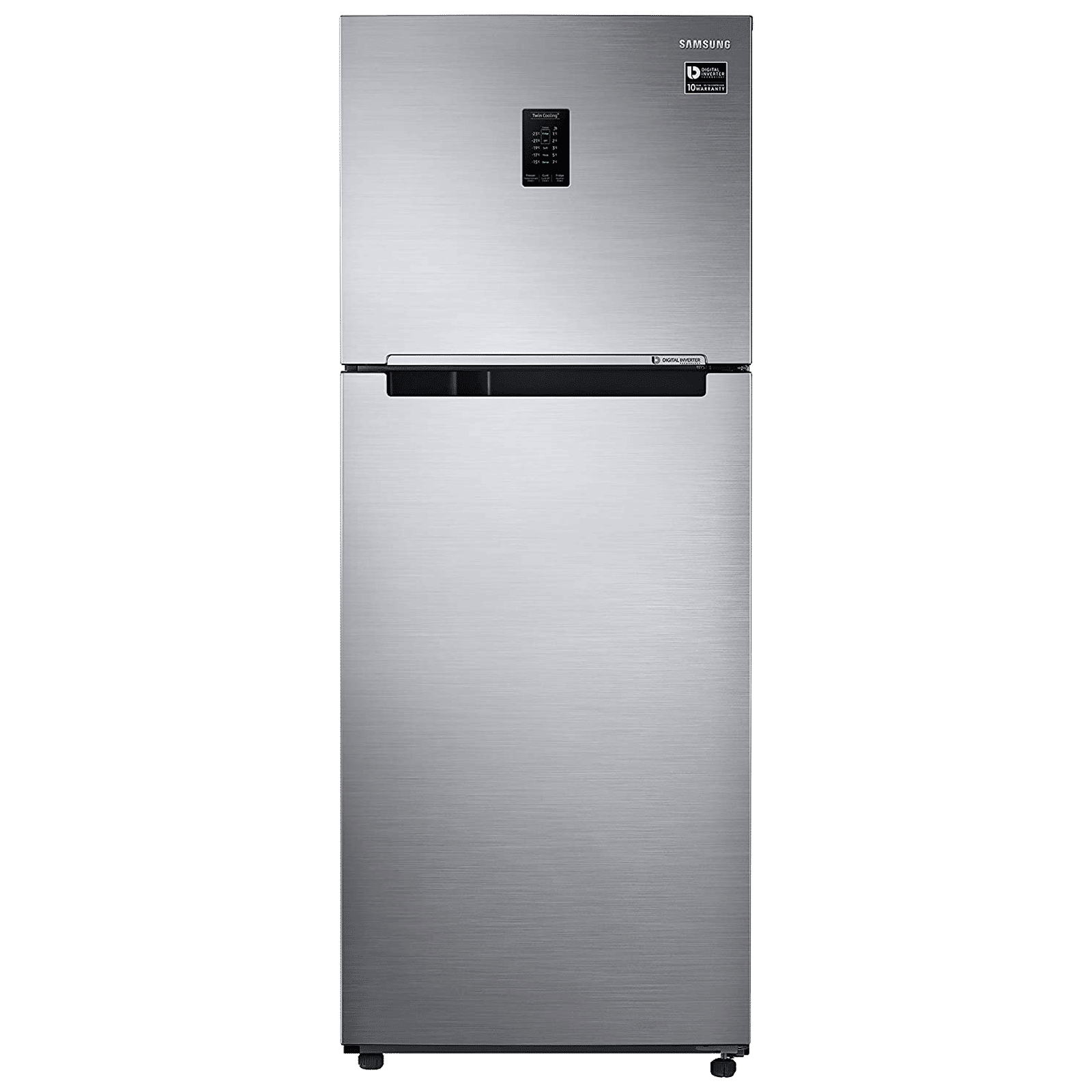 SAMSUNG 386 Litres 2 Star Frost Free Double Door Convertible Refrigerator with Curd Maestro (RT39T5C38S9/TL, Refined Inox) SAMSUNG 386 Litres 2 Star Frost Free Double Door Convertible Refrigerator with Curd Maestro (RT39T5C38S9/TL, Refined Inox)_1