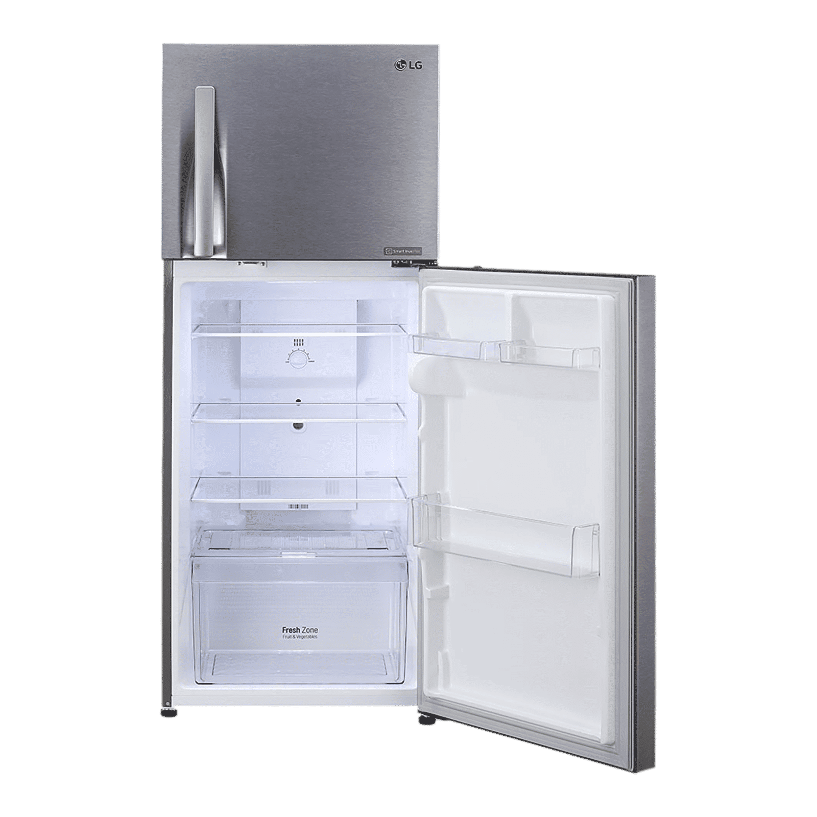 LG 242 Litres 2 Star Frost Free Double Door Refrigerator with Multi Air Flow System (GL-N292RDSY, Dazzle Steel)_13