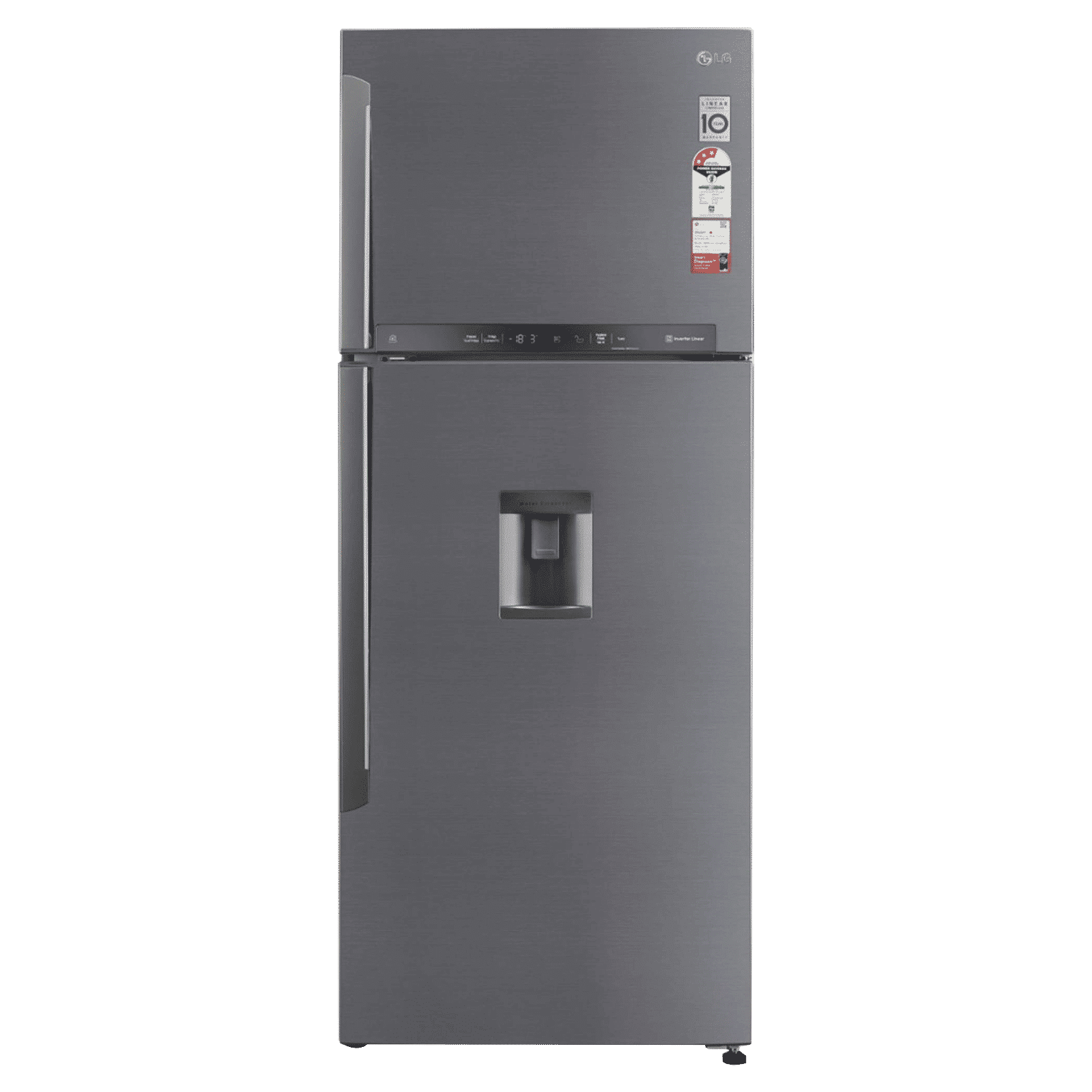 LG 471 Litres 3 Star Frost Free Double Door Smart Wi-Fi Enabled Refrigerator with Fresh O Zone (GL-T502XPZ3, Shiny Steel) LG 471 Litres 3 Star Frost Free Double Door Smart Wi-Fi Enabled Refrigerator with Fresh O Zone (GL-T502XPZ3, Shiny Steel)_1