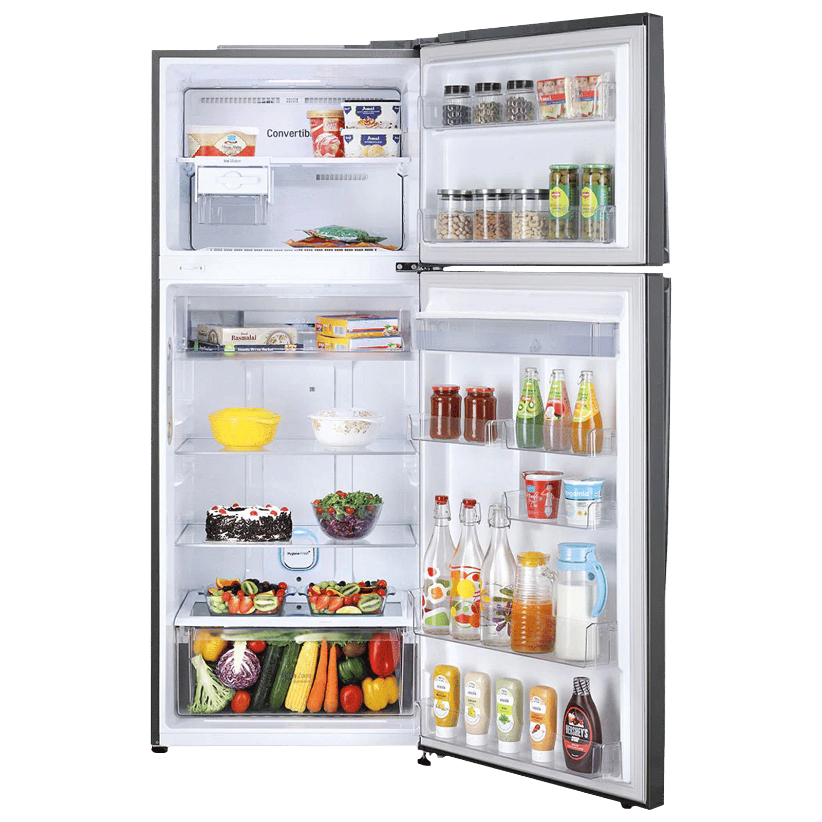 LG 471 Litres 3 Star Frost Free Double Door Smart Wi-Fi Enabled Refrigerator with Fresh O Zone (GL-T502XPZ3, Shiny Steel) LG 471 Litres 3 Star Frost Free Double Door Smart Wi-Fi Enabled Refrigerator with Fresh O Zone (GL-T502XPZ3, Shiny Steel)_5