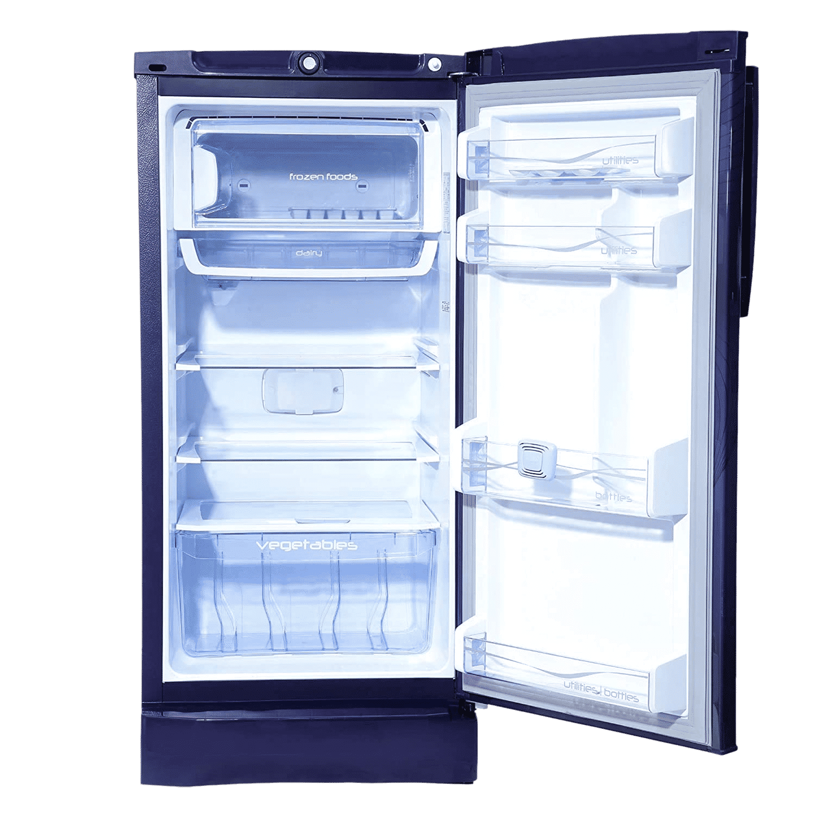 Godrej Edge 200 Litres 3 Star Direct Cool Single Door Refrigerator with Uniform Cooling Technology (RD EDGE 215C 33 TAI, Pep Blue)_4