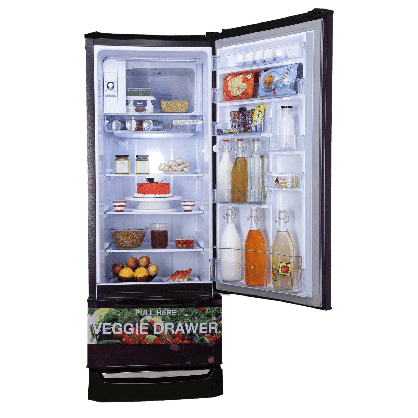 Godrej Edge Duo 255 Litres 3 Star Direct Cool Single Door Refrigerator with Duo Flow Technology (RD EDGE DUO 270C 33 TDI, Jade Purple) Godrej Edge Duo 255 Litres 3 Star Direct Cool Single Door Refrigerator with Duo Flow Technology (RD EDGE DUO 270C 33 TDI, Jade Purple)_8