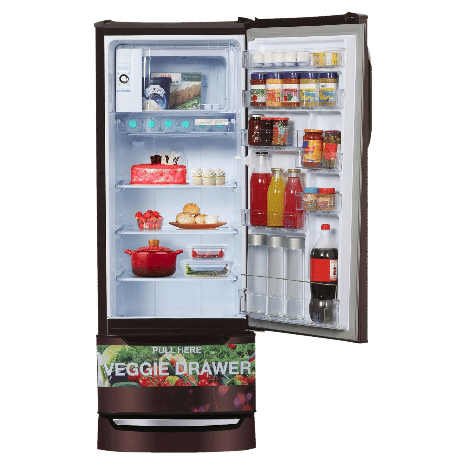 Godrej Edge Duo 255 Litres 3 Star Direct Cool Single Door Refrigerator with Duo Flow Technology (RD EDGE DUO 270C 33 TDI, Jade Wine)_8