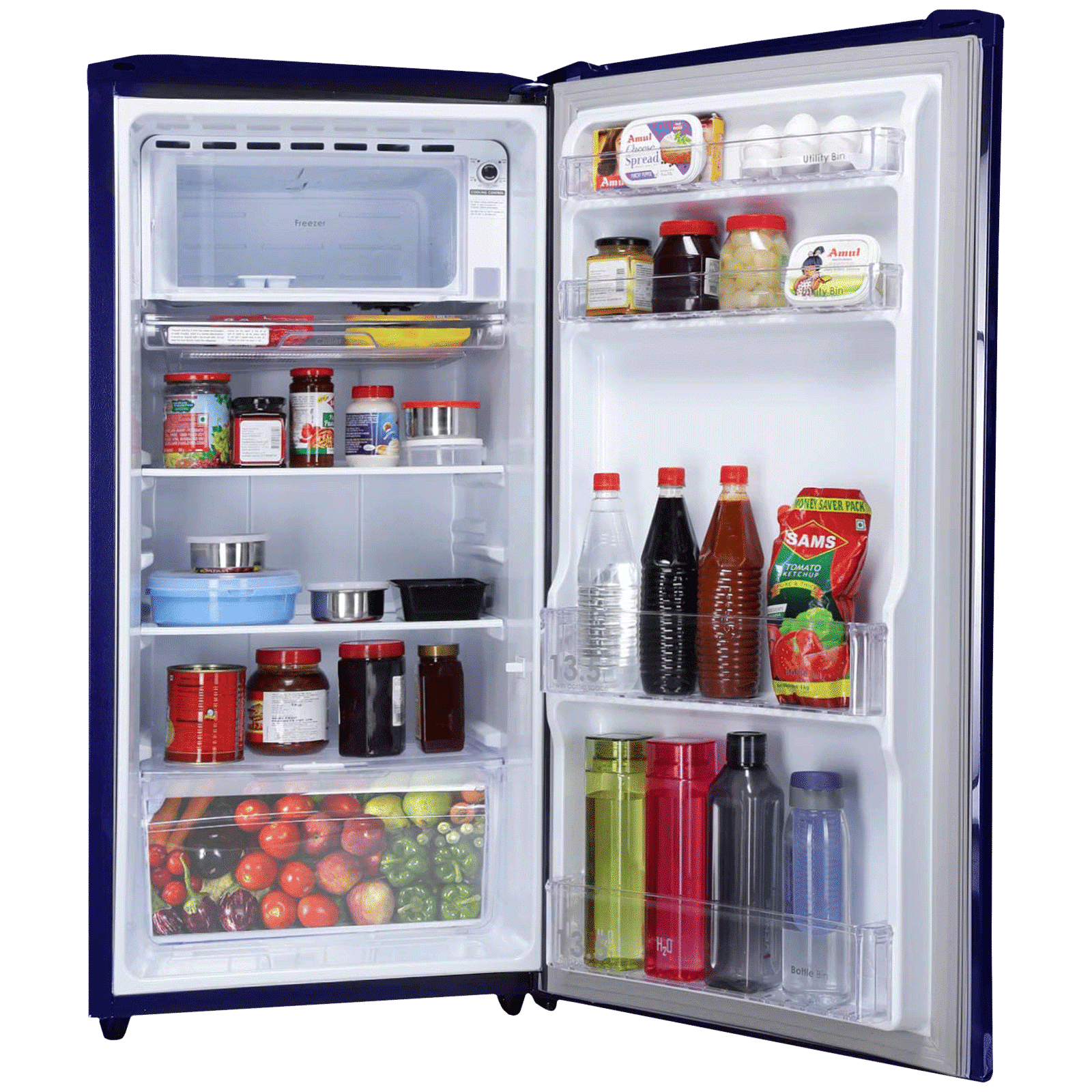 Godrej Edge Neo 192 Litres 3 Star Direct Cool Single Door Refrigerator with Anti Drip Chiller Technology (RD EDGE NEO 207C 33 THF, Aqua Blue)_5