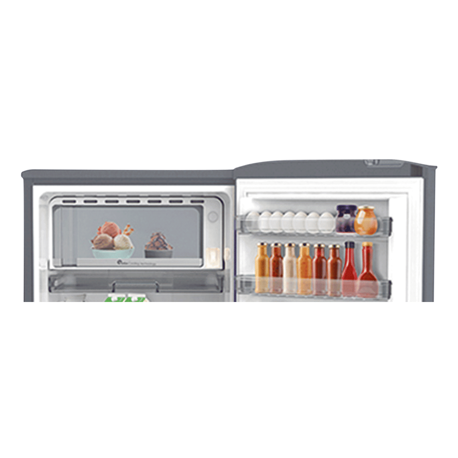 Godrej Edge Neo 192 Litres 4 Star Direct Cool Single Door Refrigerator with Turbo Cooling Technology (RD EDGE NEO 207D 43 THI, Jet Steel)_5