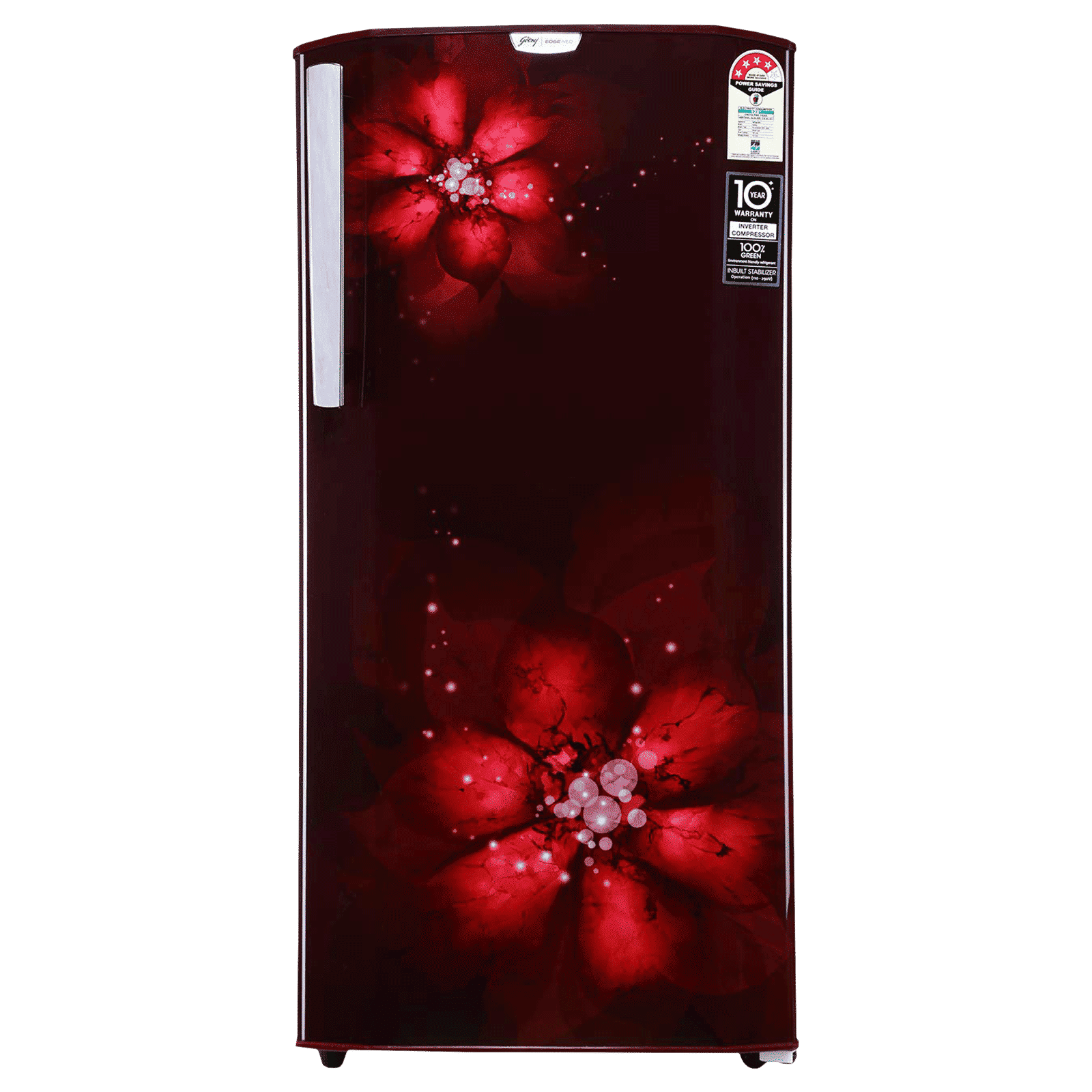 Godrej Edge Neo 192 Litres 4 Star Direct Cool Single Door Refrigerator with Turbo Cooling Technology (RD EDGE NEO 207D 43 THI, Zen Wine)_1