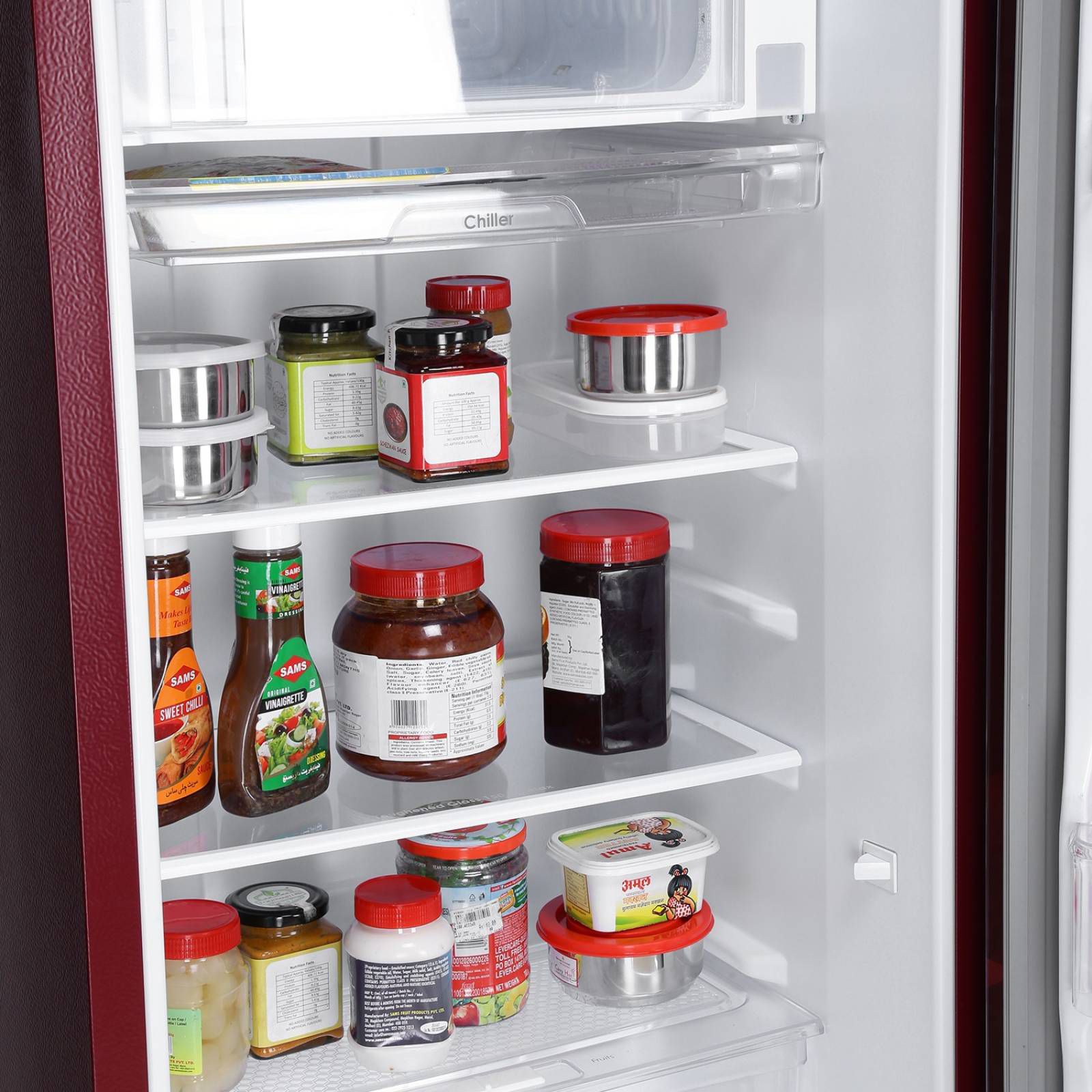 Godrej Edge Neo 192 Litres 4 Star Direct Cool Single Door Refrigerator with Turbo Cooling Technology (RD EDGE NEO 207D 43 THI, Zen Wine)_6