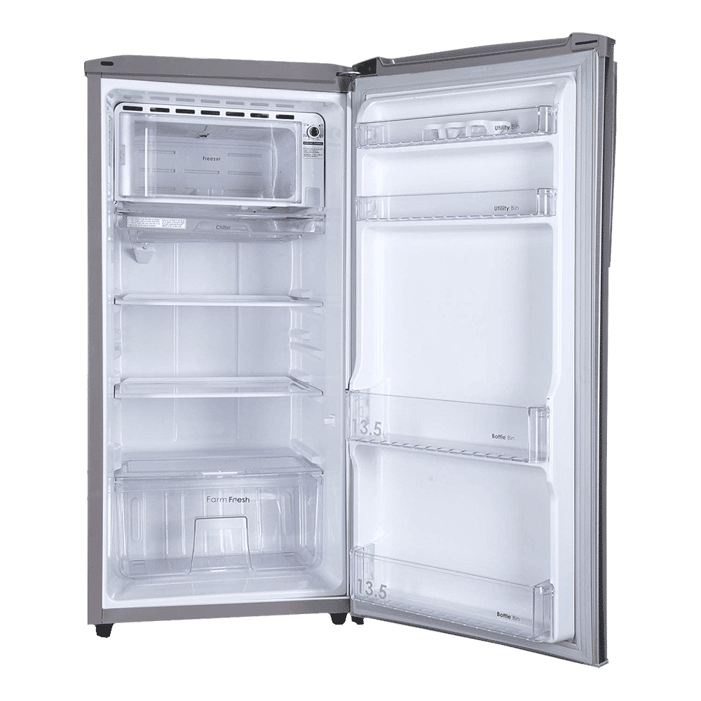 Godrej Edge Neo 180 Litres 5 Star Direct Cool Single Door Refrigerator with Turbo Cooling Technology (RD EDGE NEO 207E 53 THI, Jet Steel)_5