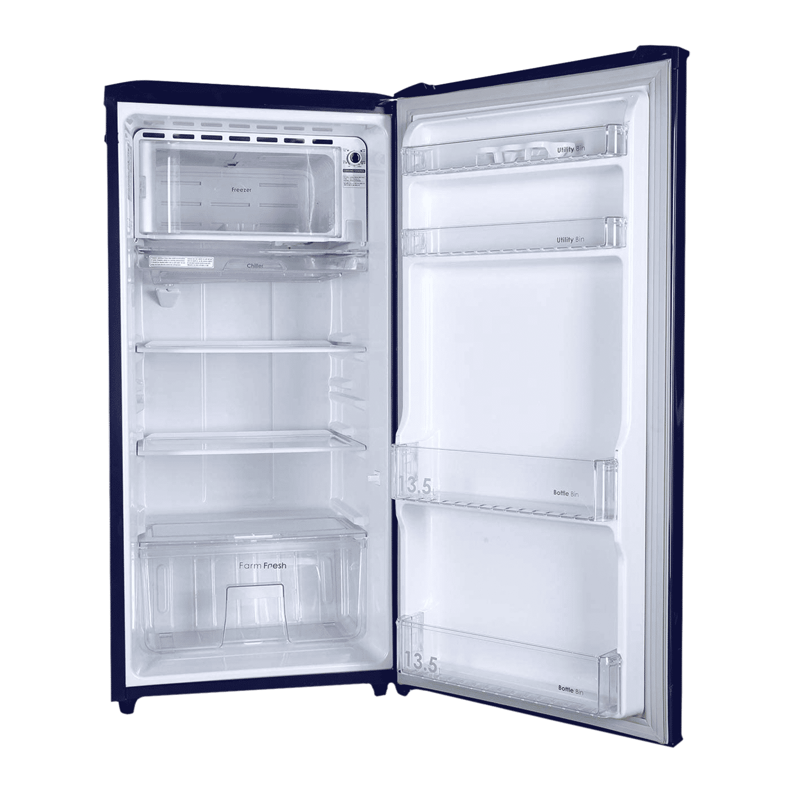 Godrej Edge Neo 192 Litres 5 Star Direct Cool Single Door Refrigerator with Uniform Cooling Technology (RD EDGE NEO 207E 53 THI, Zen Blue)_5