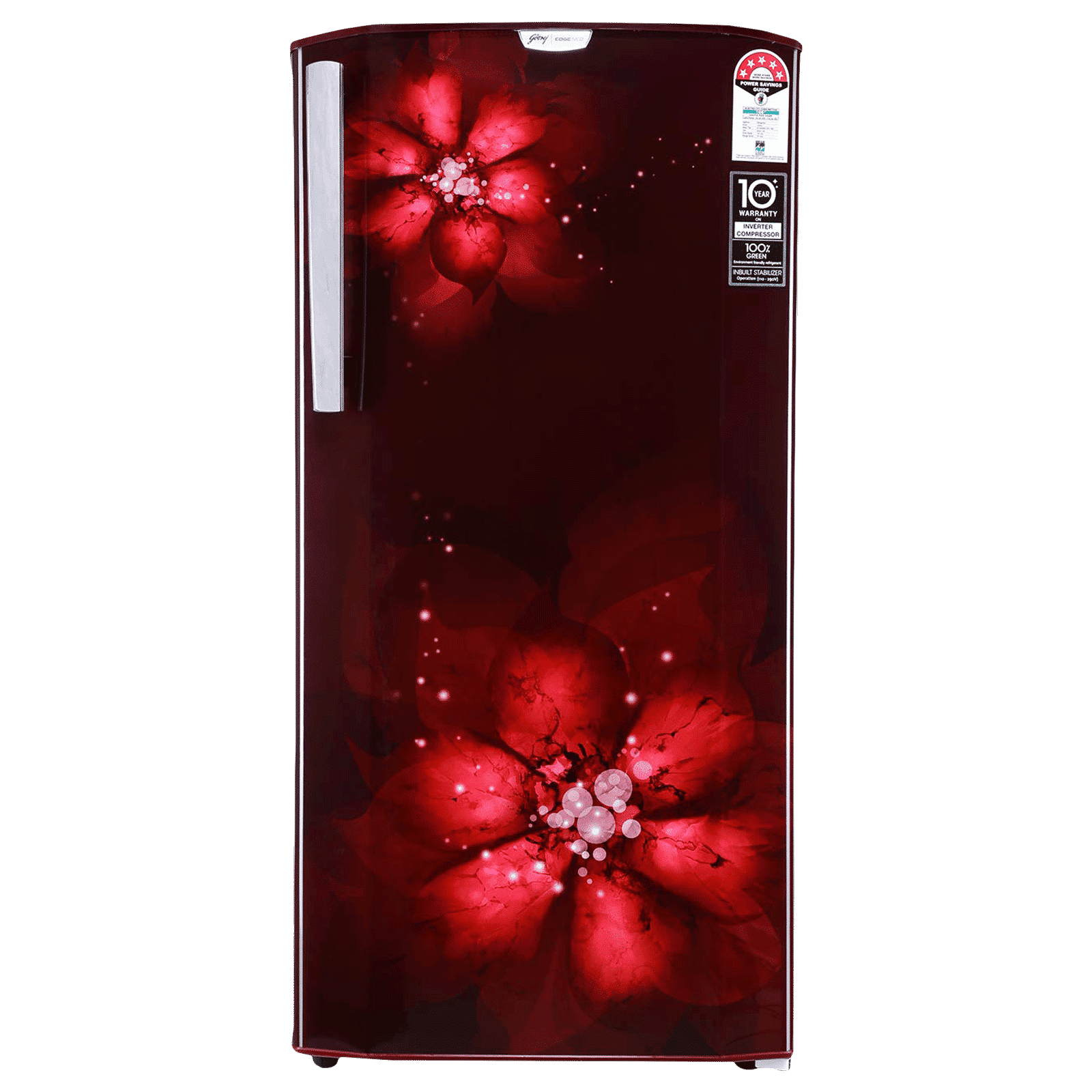Godrej Edge Neo 192 Litres 5 Star Direct Cool Single Door Refrigerator with Uniform Cooling Technology (RD EDGE NEO 207E 53 THI, Zen Wine)_1