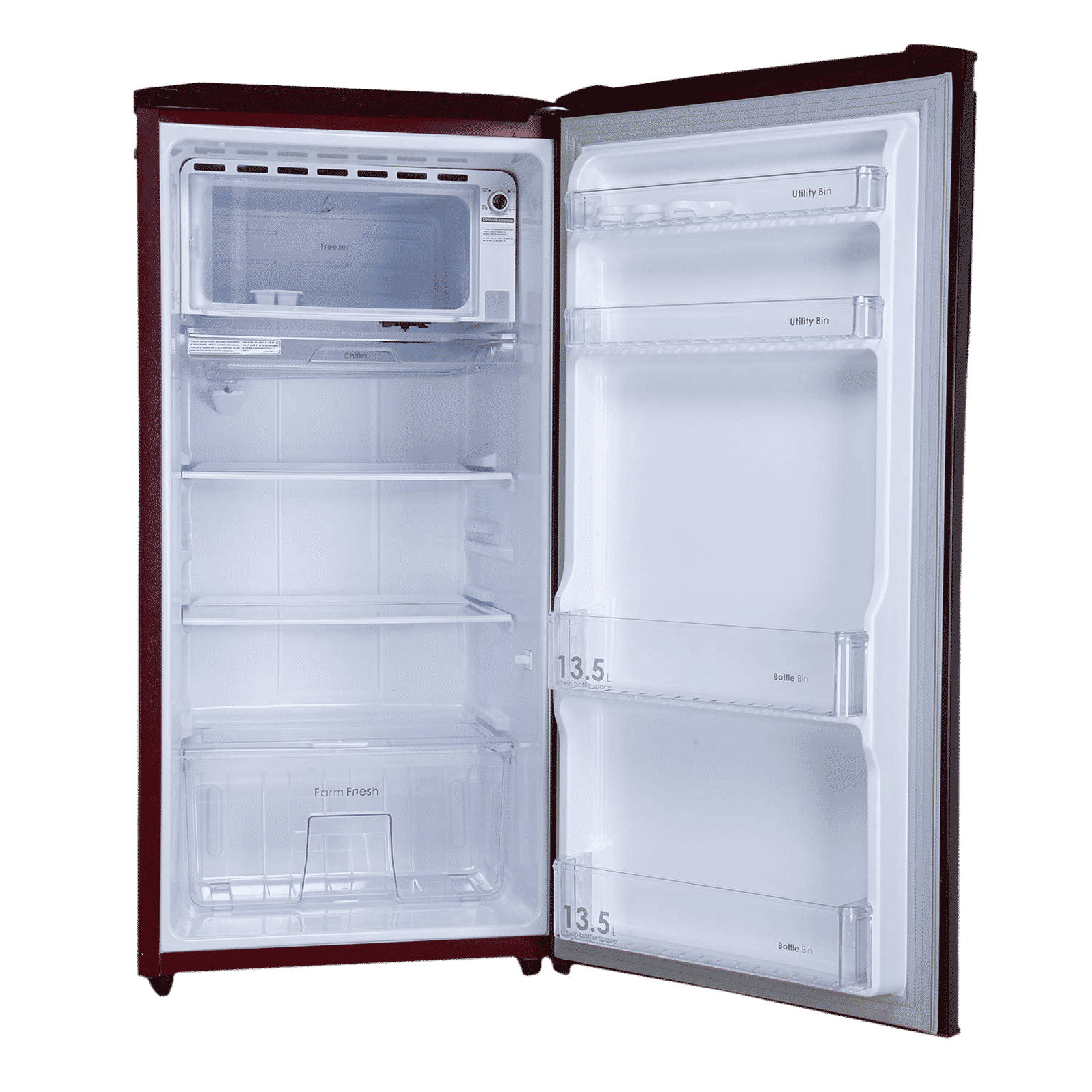 Godrej Edge Neo 192 Litres 5 Star Direct Cool Single Door Refrigerator with Uniform Cooling Technology (RD EDGE NEO 207E 53 THI, Zen Wine)_6