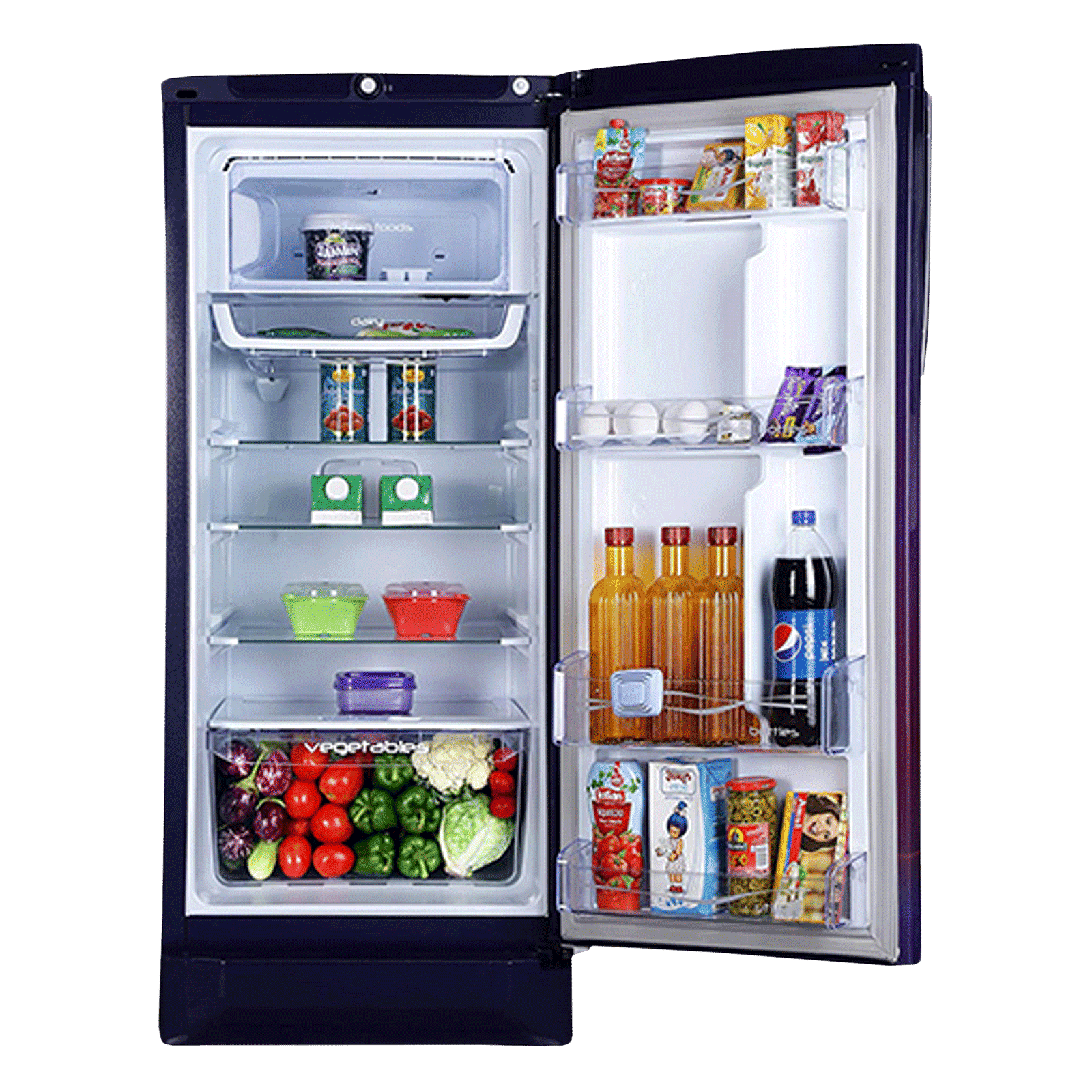 Godrej Edge Pro 210 Litres 3 Star Direct Cool Single Door Refrigerator with Uniform Cooling Technology (RD EDGE PRO 225C 33 TAF, Zen Blue)_3