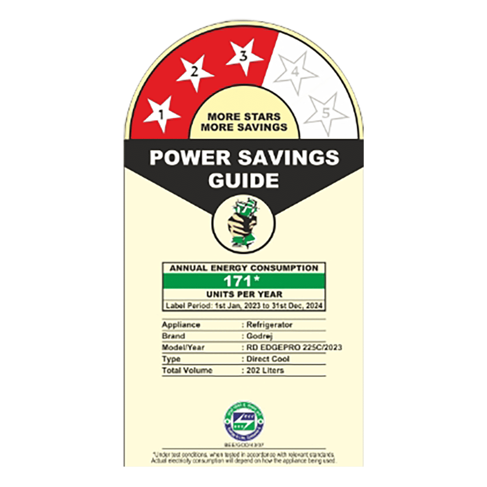 Godrej Edge Pro 210 Litres 3 Star Direct Cool Single Door Refrigerator with Uniform Cooling Technology (RD EDGE PRO 225C 33 TAF, Zen Blue)_6