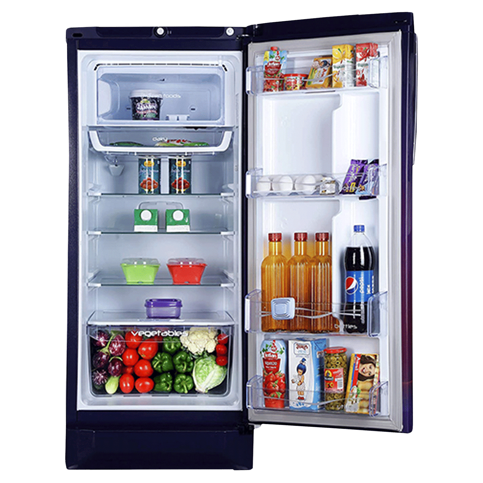 Godrej Edge Pro 210 Litres 4 Star Direct Cool Single Door Refrigerator with Anti Drip Chiller Technology (RD EDGE PRO 225D 43 TAI, Aqua Blue)_3