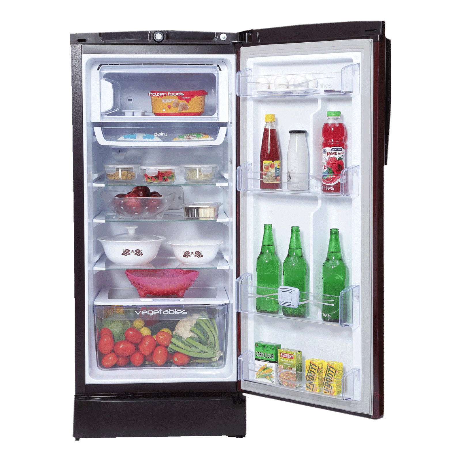 Godrej Edge Pro 210 Litres 4 Star Direct Cool Single Door Refrigerator with Anti Drip Chiller Technology (RD EDGE PRO 225D 43 TAI, Aqua Wine) Godrej Edge Pro 210 Litres 4 Star Direct Cool Single Door Refrigerator with Anti Drip Chiller Technology (RD EDGE PRO 225D 43 TAI, Aqua Wine)_5