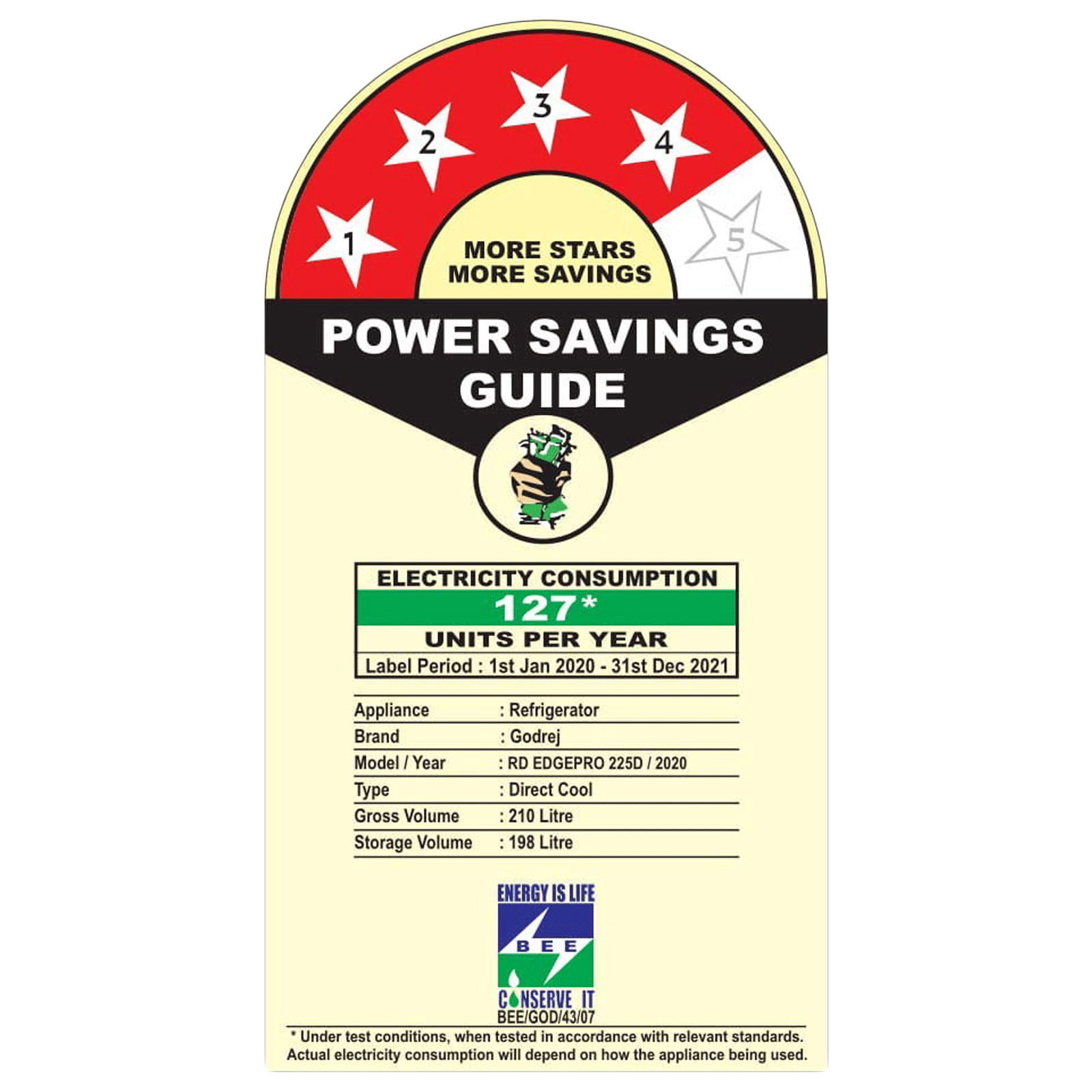 Godrej Edge Pro 210 Litres 4 Star Direct Cool Single Door Refrigerator with Anti Drip Chiller Technology (RD EDGE PRO 225D 43 TAI, Aqua Wine) Godrej Edge Pro 210 Litres 4 Star Direct Cool Single Door Refrigerator with Anti Drip Chiller Technology (RD EDGE PRO 225D 43 TAI, Aqua Wine)_8