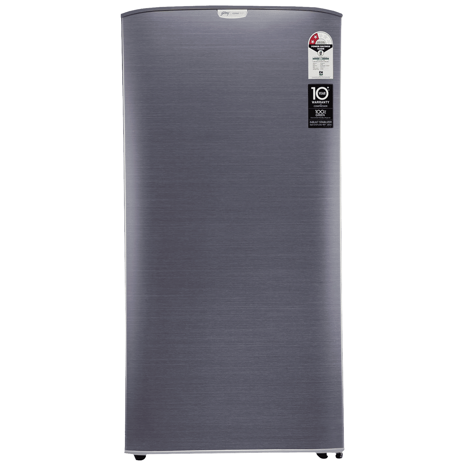 Godrej Edge Rio 192 Litres 2 Star Direct Cool Single Door Refrigerator with Turbo Cooling Technology (RD EDGE RIO 207B 23 TRF, Jet Steel)_1