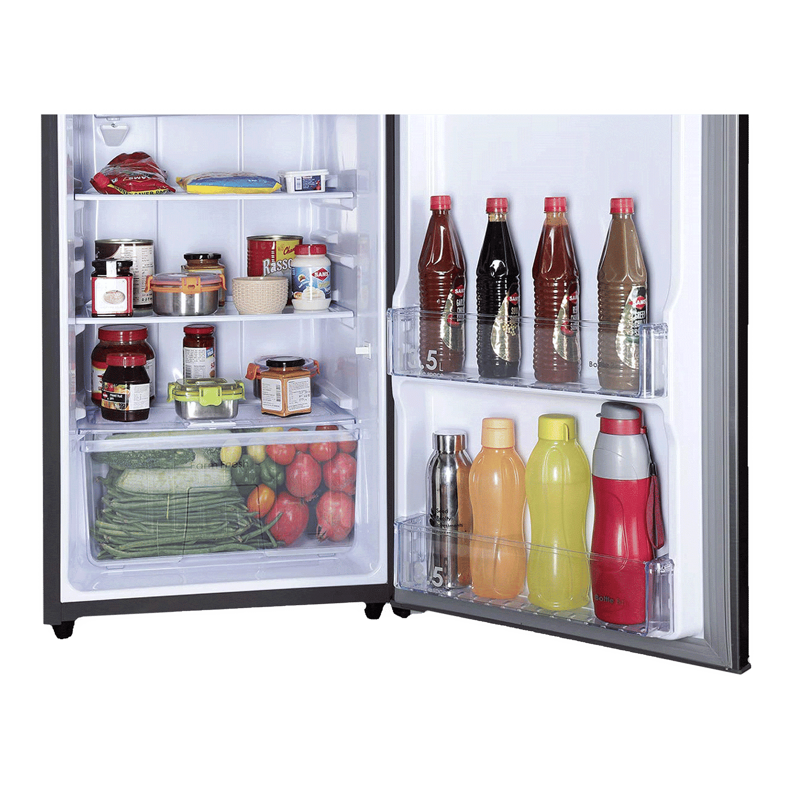 Godrej Edge Rio 192 Litres 2 Star Direct Cool Single Door Refrigerator with Turbo Cooling Technology (RD EDGE RIO 207B 23 TRF, Jet Steel)_6