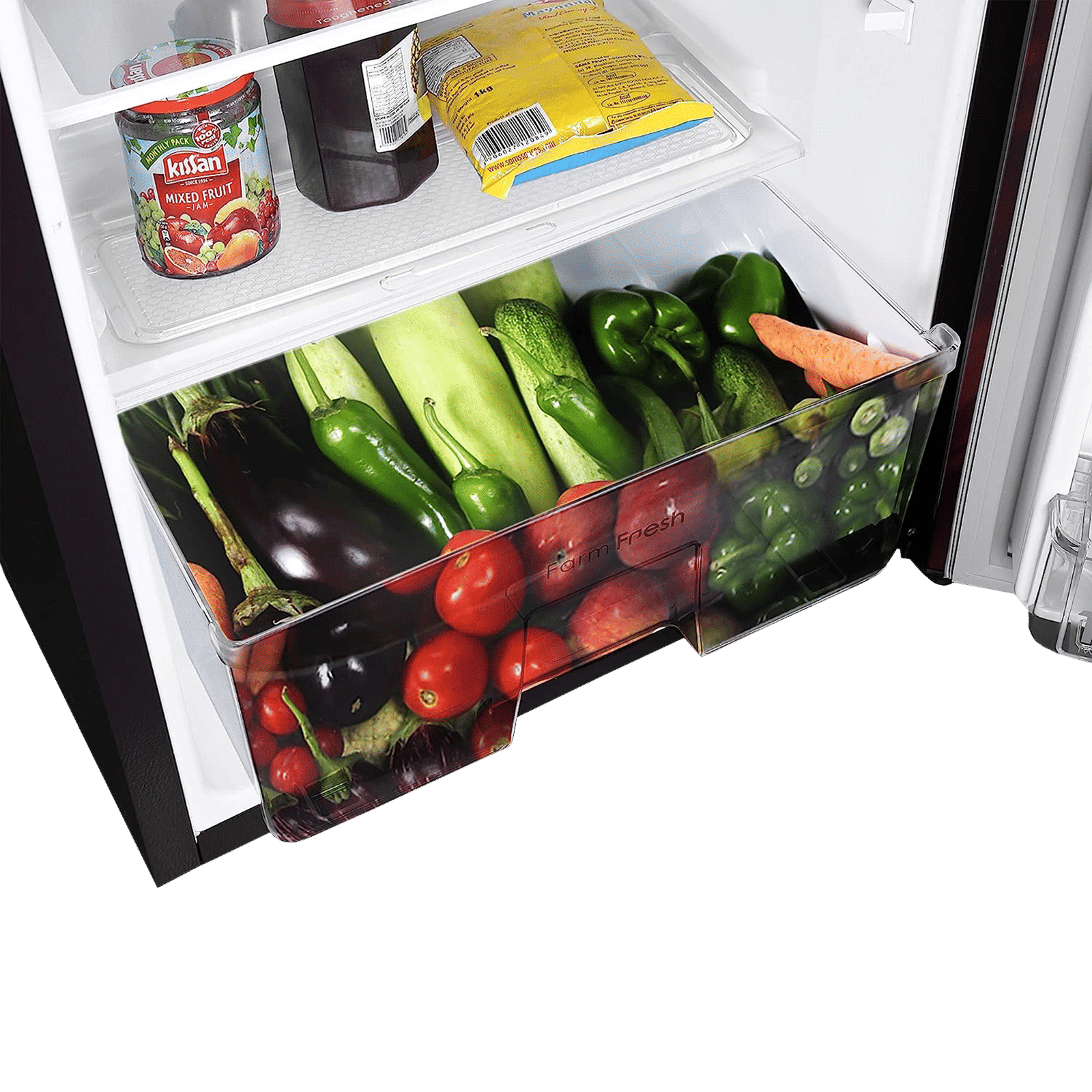 Godrej Edge Rio 192 Litres 3 Star Direct Cool Single Door Refrigerator with Turbo Cooling Technology (RD EDGE RIO 207C 33 THF, Aqua Wine)_8
