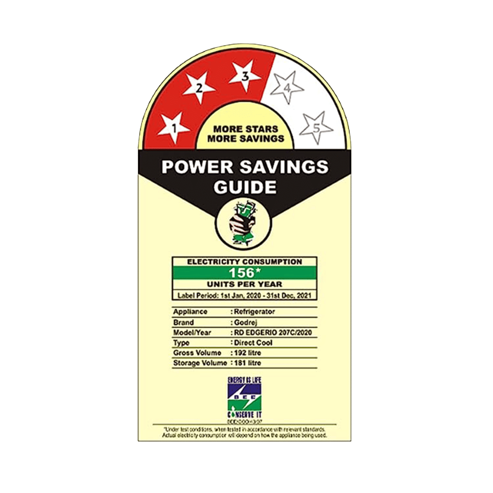 Godrej Edge Rio 192 Litres 3 Star Direct Cool Single Door Refrigerator with Turbo Cooling Technology (RD EDGE RIO 207C 33 THF, Aqua Wine)_7