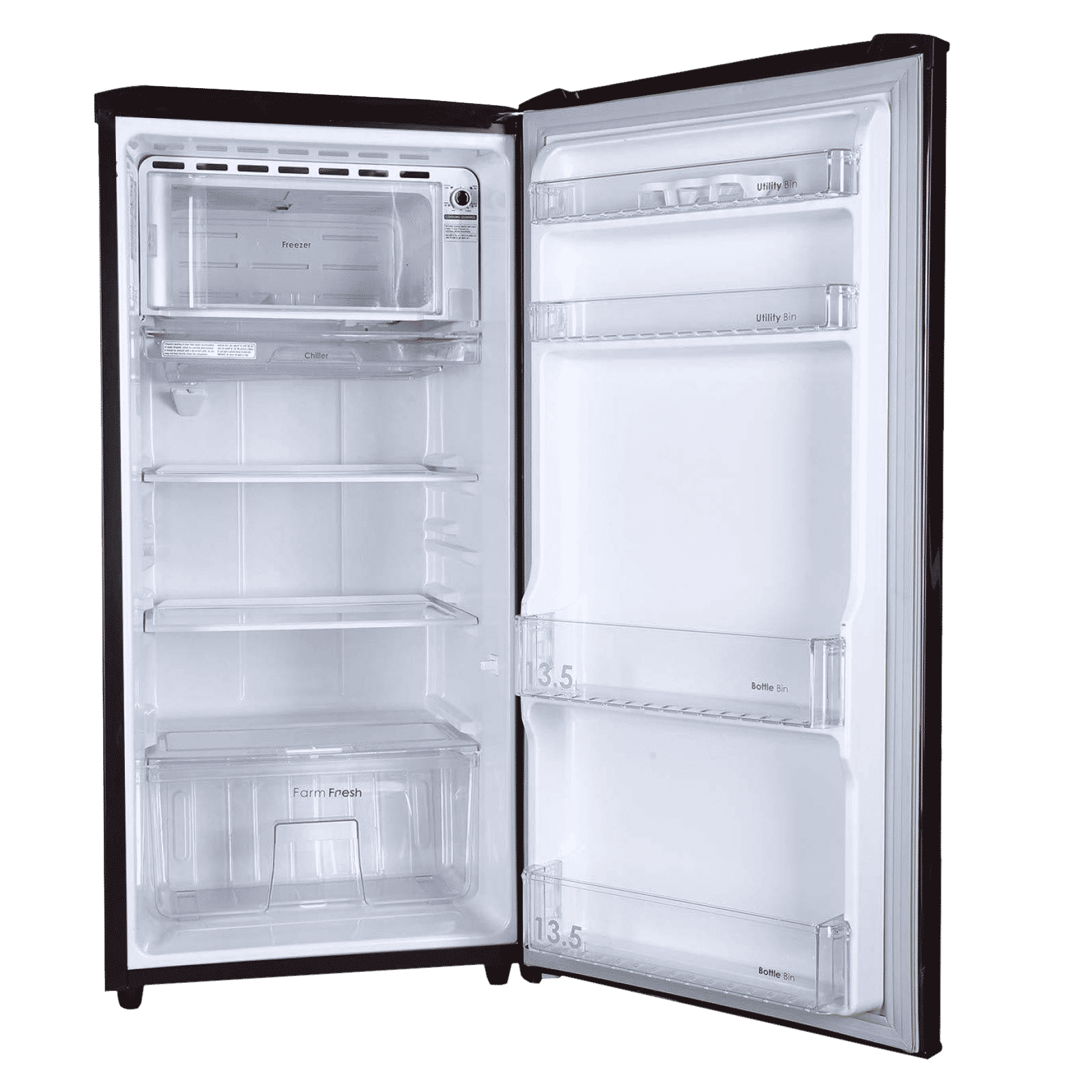 Godrej Edge Rio 192 Litres 4 Star Direct Cool Single Door Refrigerator with Turbo Cooling Technology (RD EDGE RIO 207D 43 THI, Zen Blue)_4