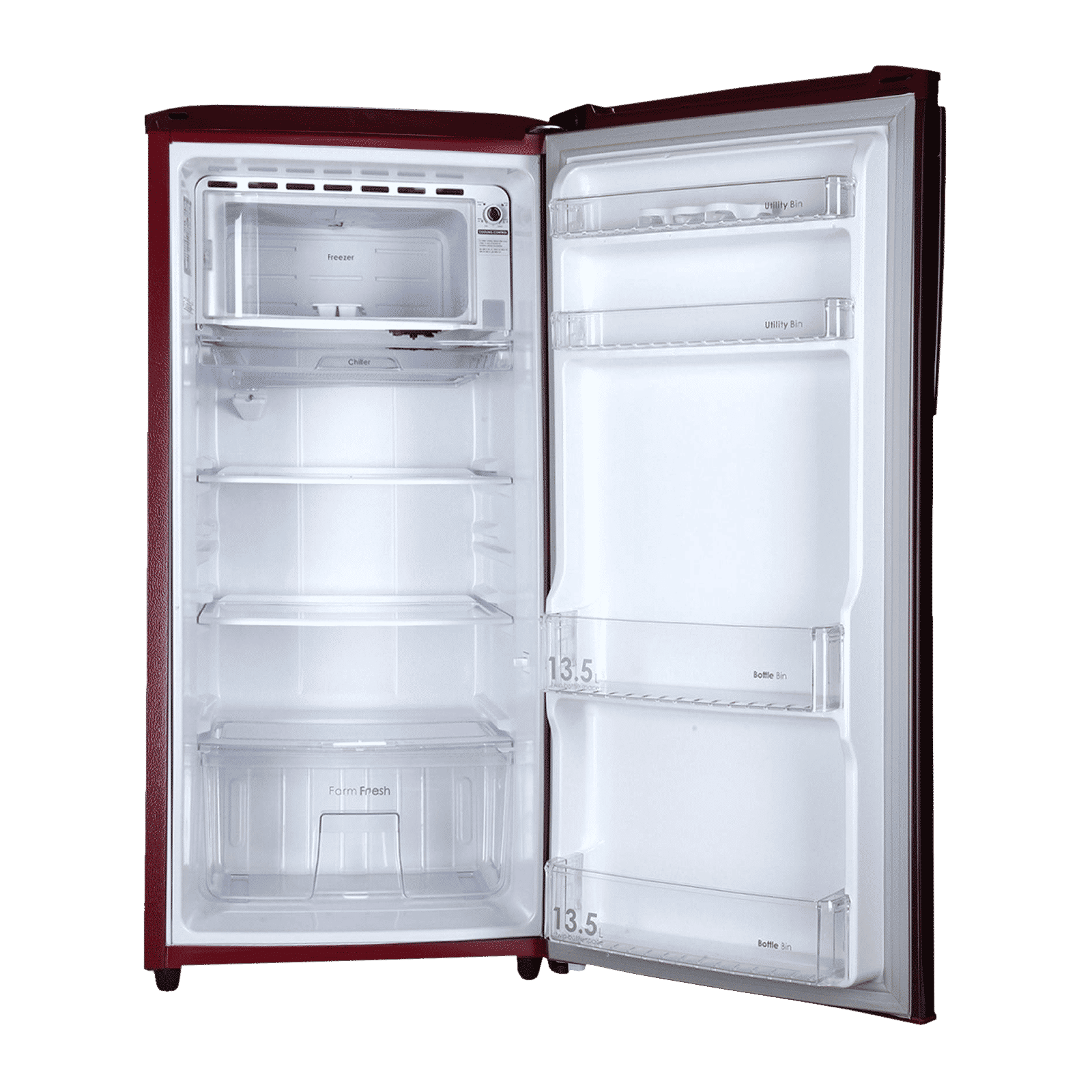 Godrej Edge Rio 180 Litres 4 Star Direct Cool Single Door Refrigerator with Turbo Cooling Technology (RD EDGE RIO 207D 43 THI, Zen Wine) Godrej Edge Rio 180 Litres 4 Star Direct Cool Single Door Refrigerator with Turbo Cooling Technology (RD EDGE RIO 207D 43 THI, Zen Wine)_6