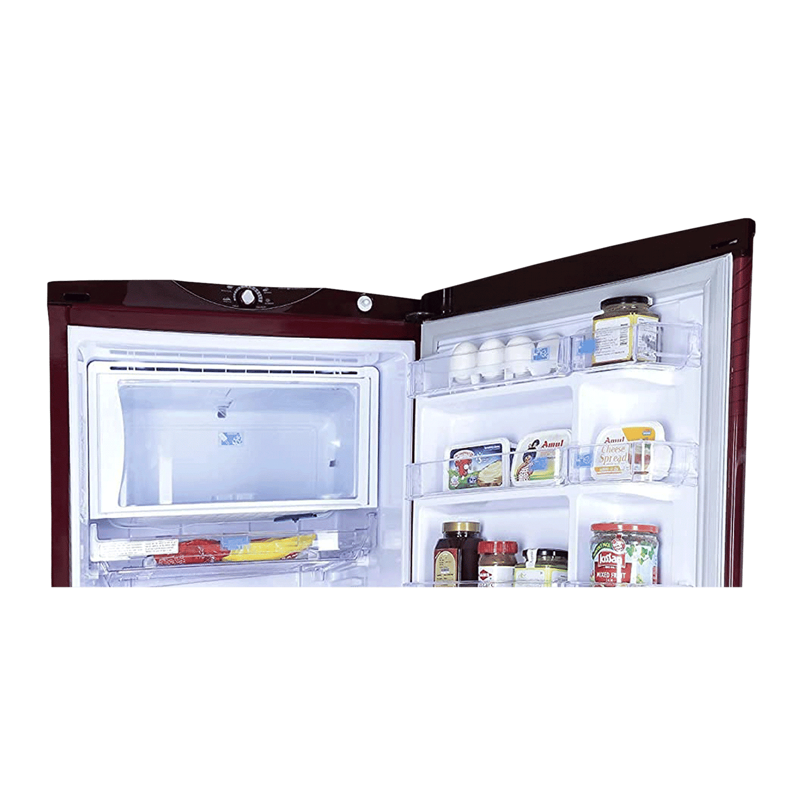 Godrej Edge SX 251 Litres 3 Star Direct Cool Single Door Refrigerator with Uniform Cooling Technology (RD EDGE SX 266C 33 TAI, Glass Wine)_7
