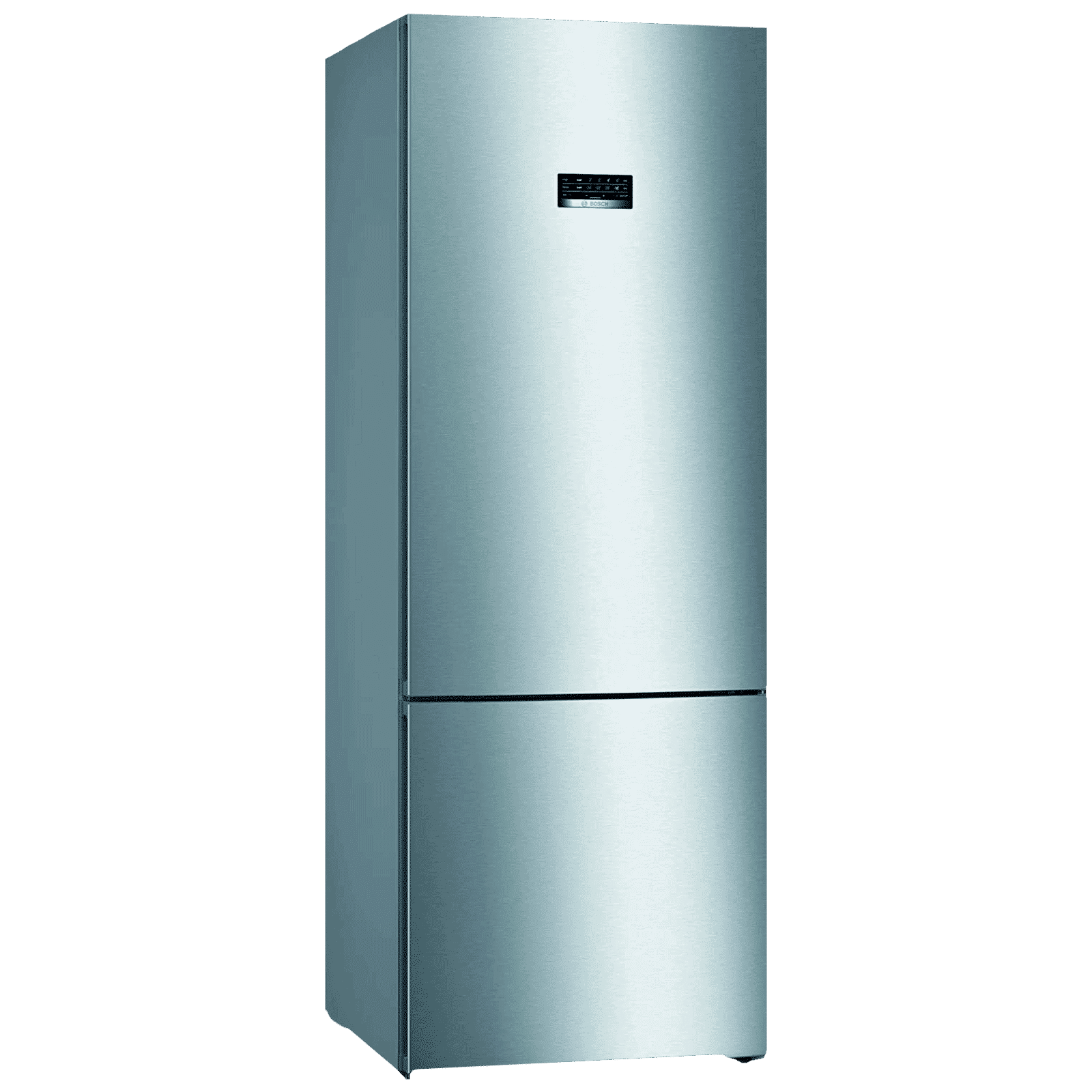 BOSCH Series 4 505 Litres 2 Star Frost Free Double Door Bottom Mount Refrigerator with Temperature Display (KGN56XI40I, Inox)_1