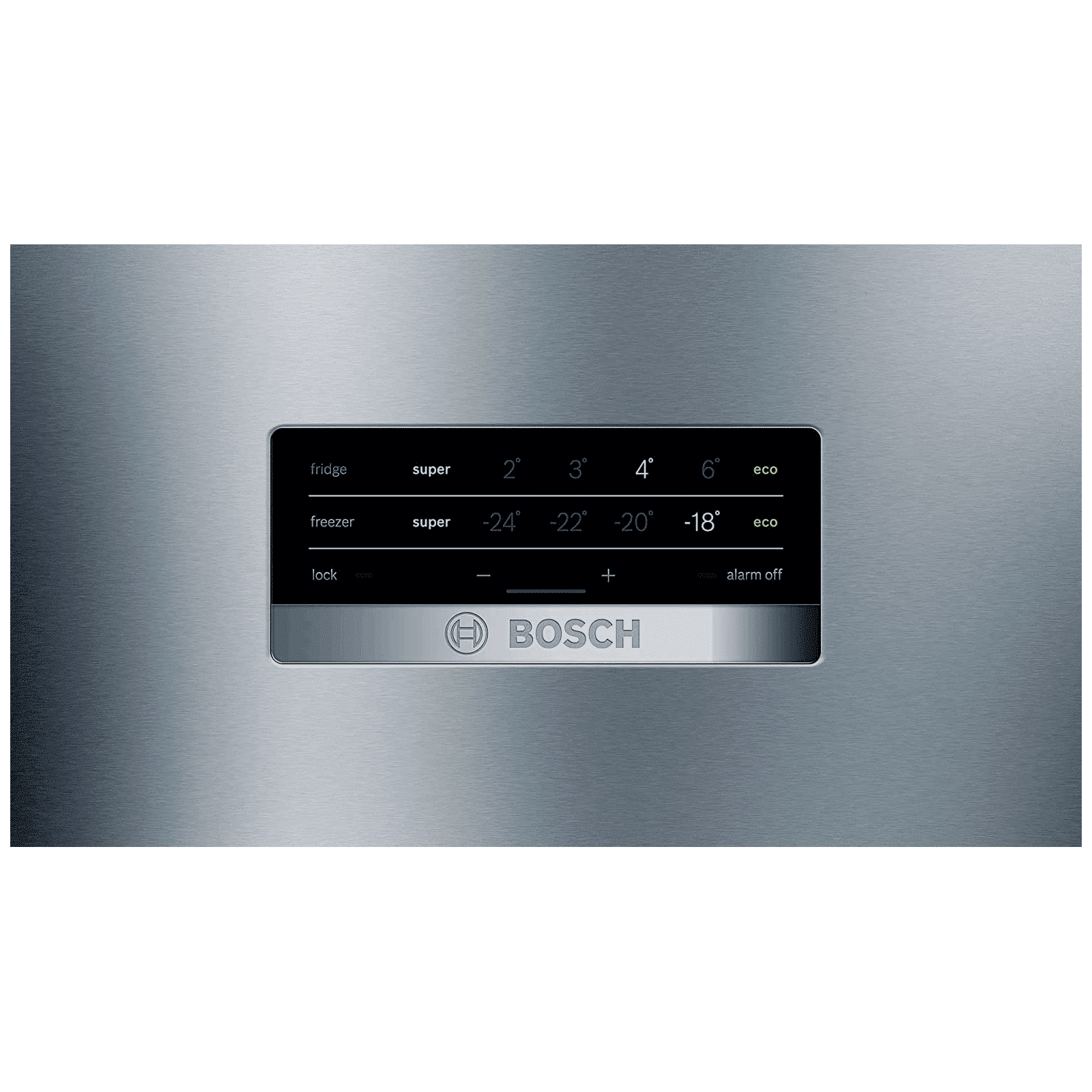 BOSCH Series 4 505 Litres 2 Star Frost Free Double Door Bottom Mount Refrigerator with Temperature Display (KGN56XI40I, Inox)_6