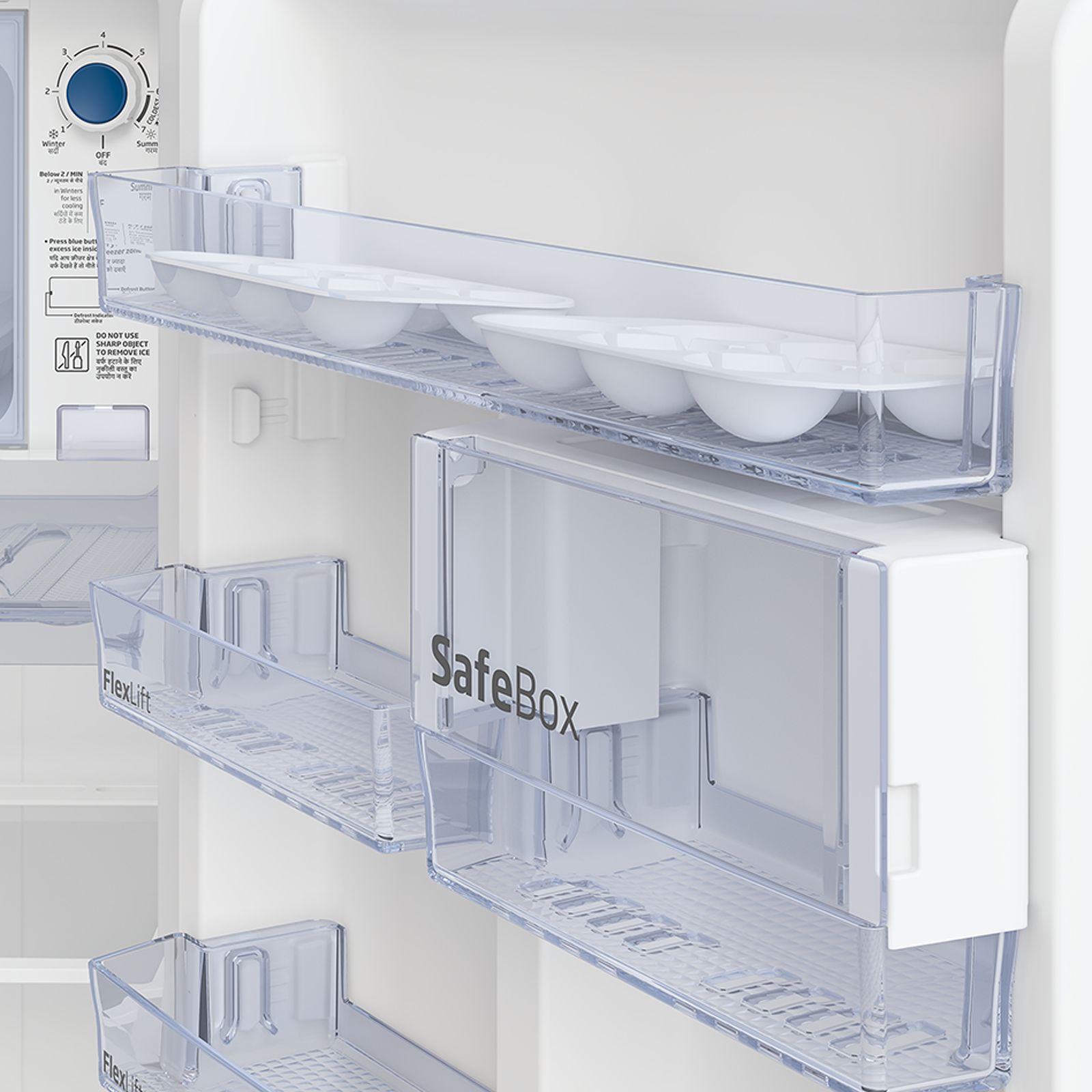 VOLTAS beko 220 Litres 3 Star Direct Cool Single Door Refrigerator with Stabilizer Free Operation (RDC240CVWEX/XXSG, Vivi Wine) VOLTAS beko 220 Litres 3 Star Direct Cool Single Door Refrigerator with Stabilizer Free Operation (RDC240CVWEX/XXSG, Vivi Wine)_10