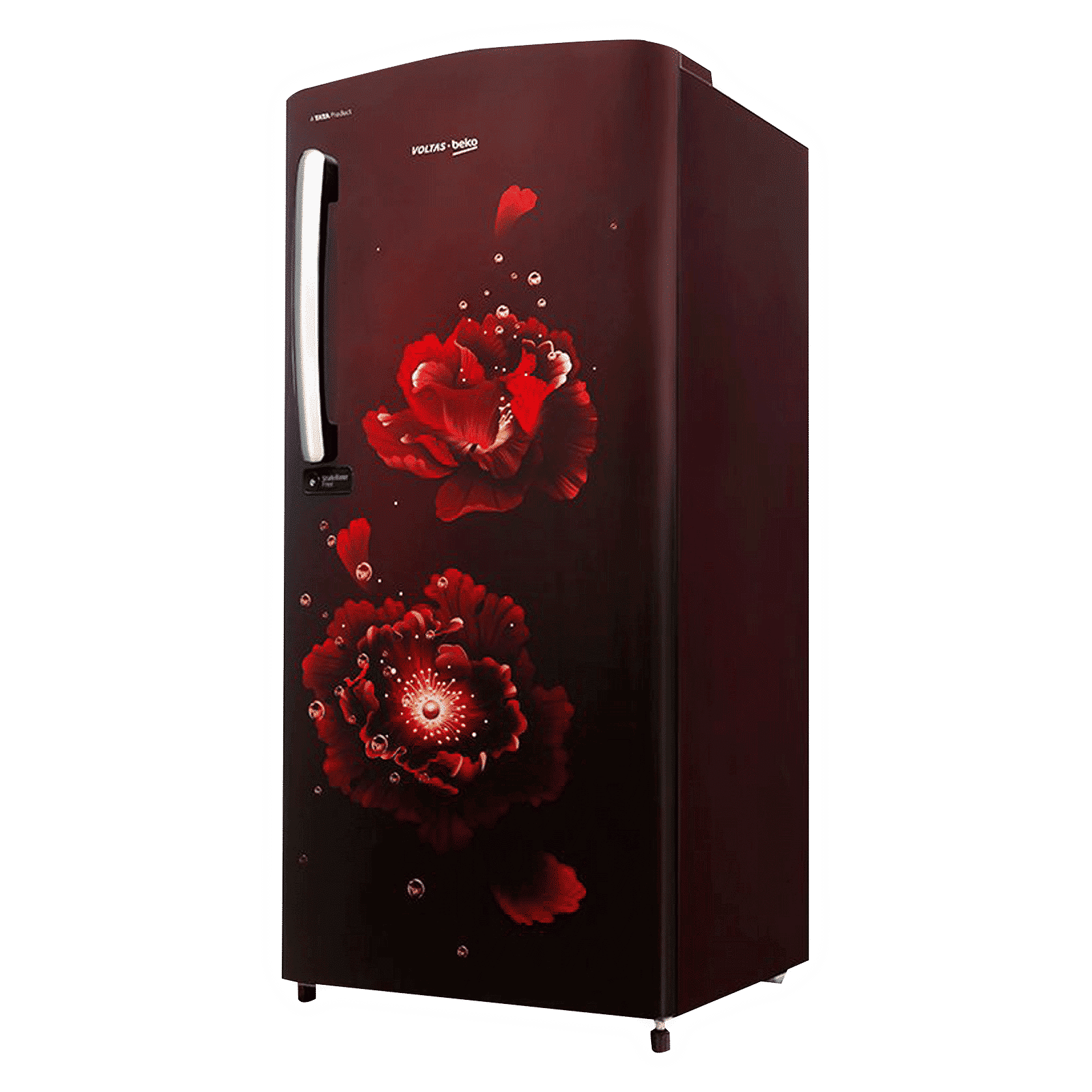 VOLTAS beko 195 Litres 3 Star Direct Cool Single Door Refrigerator with Stabilizer Free Operation (RDC215CFWEX/XXSG, Fairy Flower Wine) VOLTAS beko 195 Litres 3 Star Direct Cool Single Door Refrigerator with Stabilizer Free Operation (RDC215CFWEX/XXSG, Fairy Flower Wine)_9