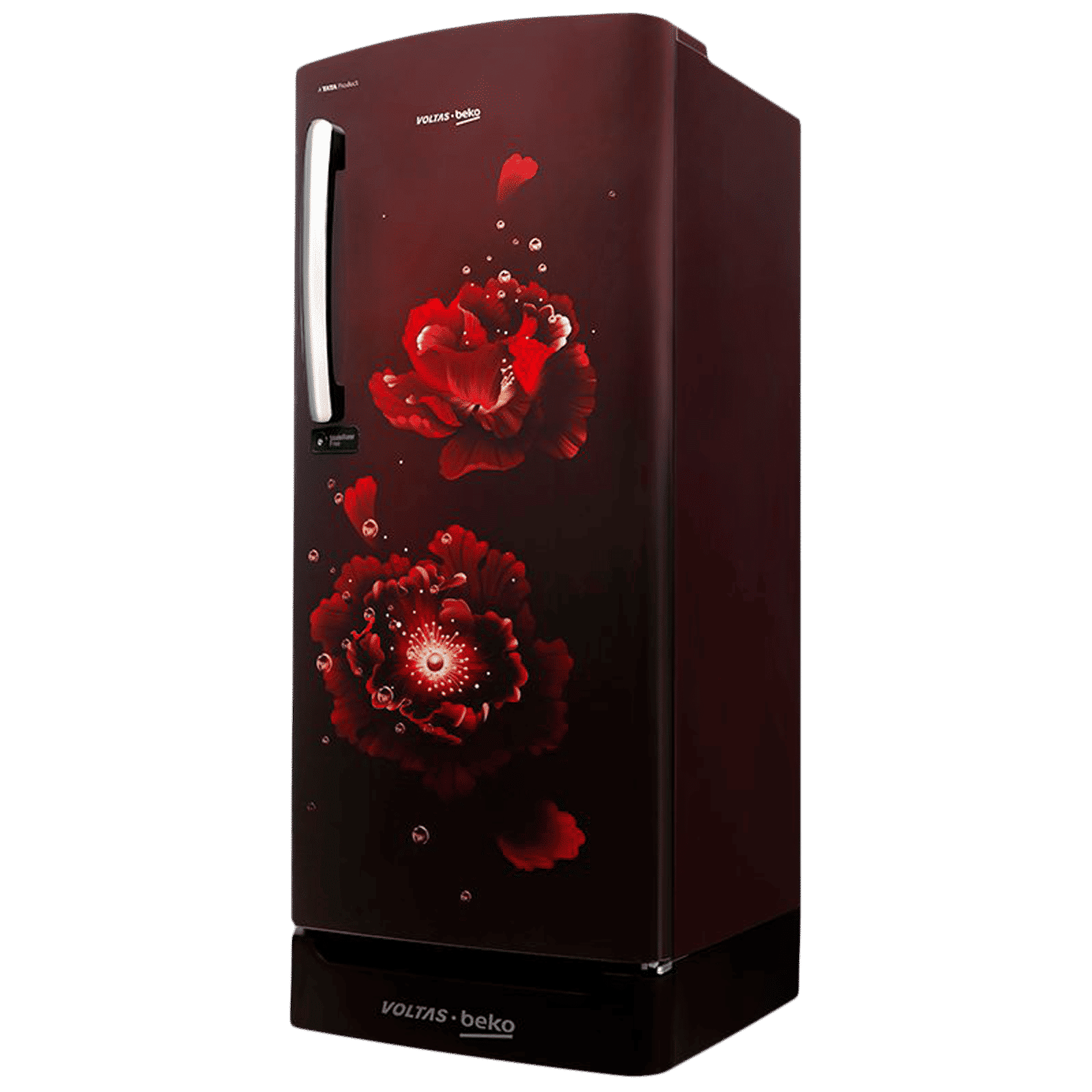 VOLTAS beko 195 Litres 3 Star Direct Cool Single Door Refrigerator with Stabilizer Free Operation (RDC215CFWEX/XXSG, Fairy Flower Wine) VOLTAS beko 195 Litres 3 Star Direct Cool Single Door Refrigerator with Stabilizer Free Operation (RDC215CFWEX/XXSG, Fairy Flower Wine)_4