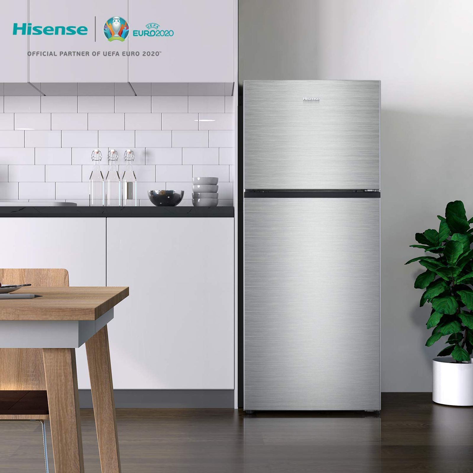 Hisense 411 Litres 2 Star Frost Free Double Door Bottom Mount Refrigerator with Surround Cooling System (RT488N4ASB2, Stainless Steel) Hisense 411 Litres 2 Star Frost Free Double Door Bottom Mount Refrigerator with Surround Cooling System (RT488N4ASB2, Stainless Steel)_11