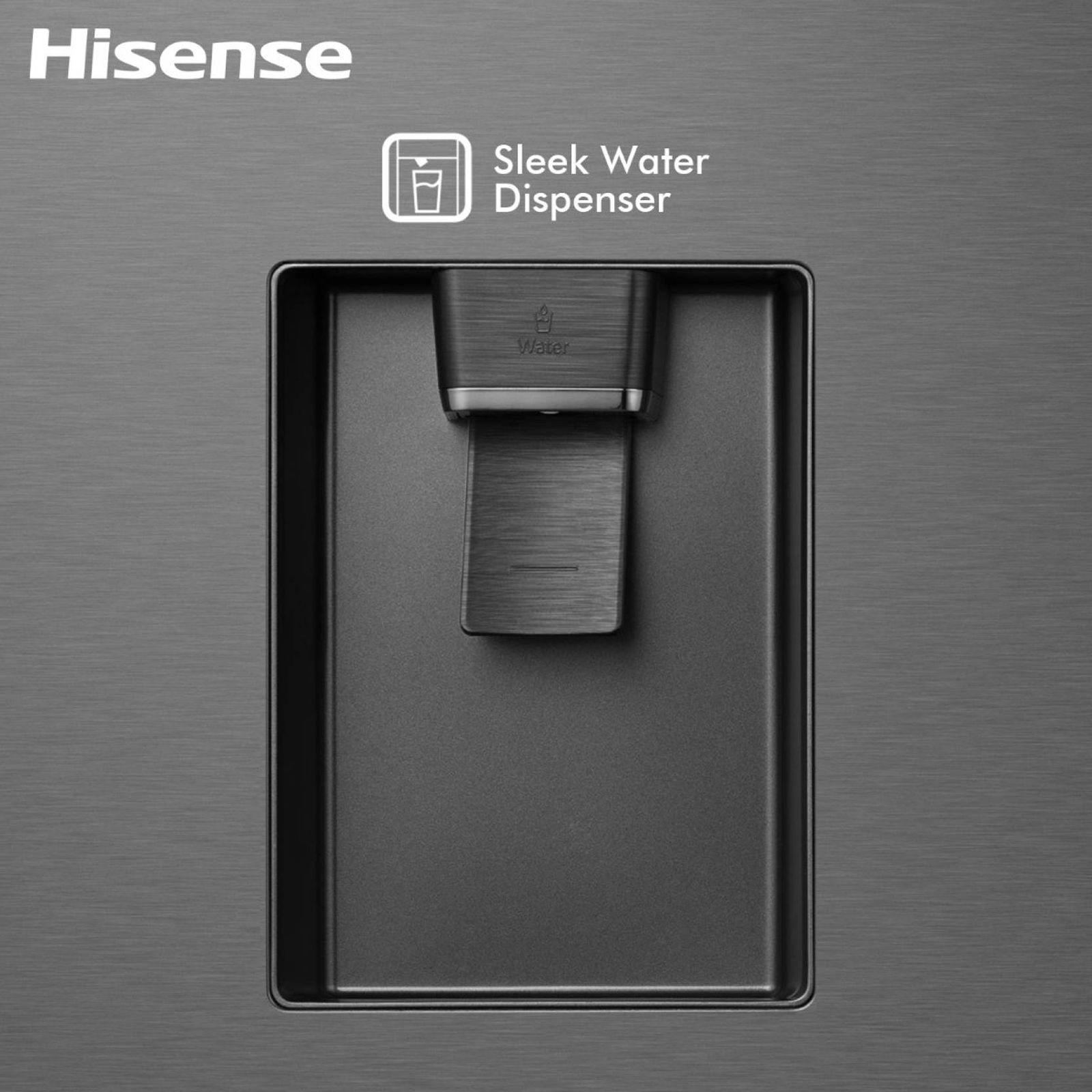 Hisense 507 Litres Frost Free French Door Refrigerator with Water Dispenser (RQ507N4SBVW, Premium Black)_7