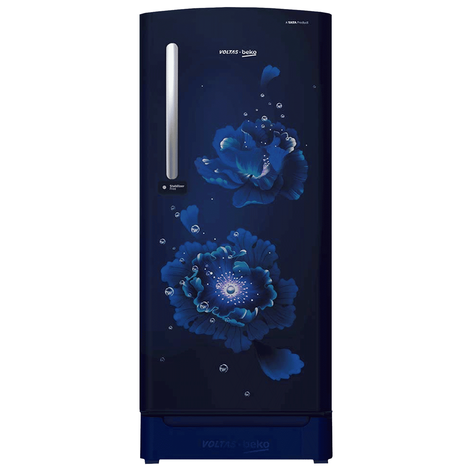 VOLTAS beko 195 Litres 4 Star Direct Cool Single Door Refrigerator with Advanced Carbon Filter (RDC215BFBEXB/BASG, Fairy Flower Blue)_1