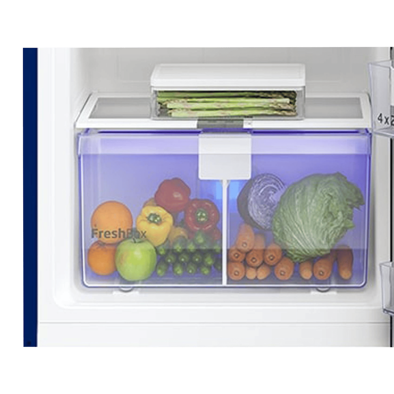 VOLTAS beko 195 Litres 4 Star Direct Cool Single Door Refrigerator with Advanced Carbon Filter (RDC215BFBEXB/BASG, Fairy Flower Blue)_8