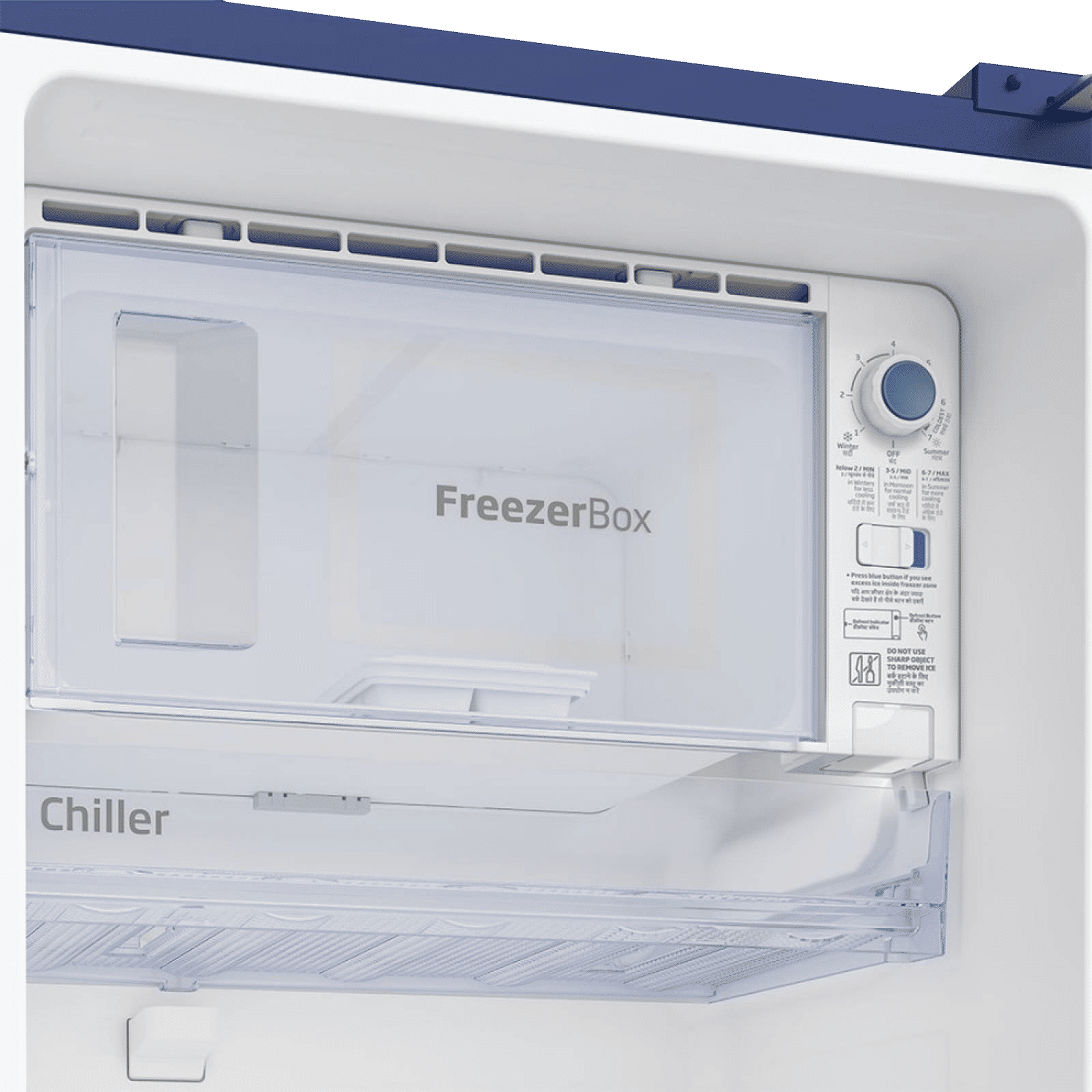 VOLTAS beko 195 Litres 4 Star Direct Cool Single Door Refrigerator with Advanced Carbon Filter (RDC215BFBEXB/BASG, Fairy Flower Blue)_10