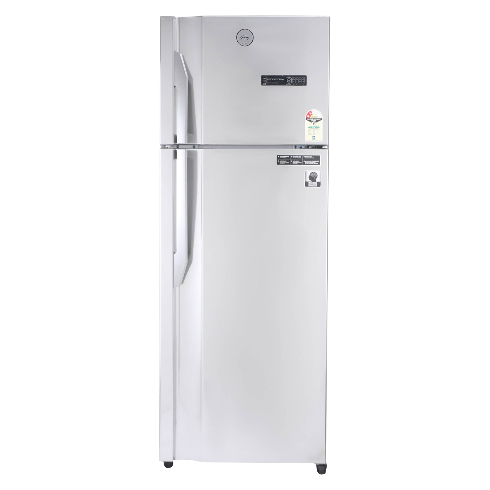 Godrej Eon Vibe 330 Litres 2 Star Frost Free Double Door Convertible Refrigerator with Cool Shower Technology (RT EON VIBE 366B 25 HCIT, Steel Rush)_1