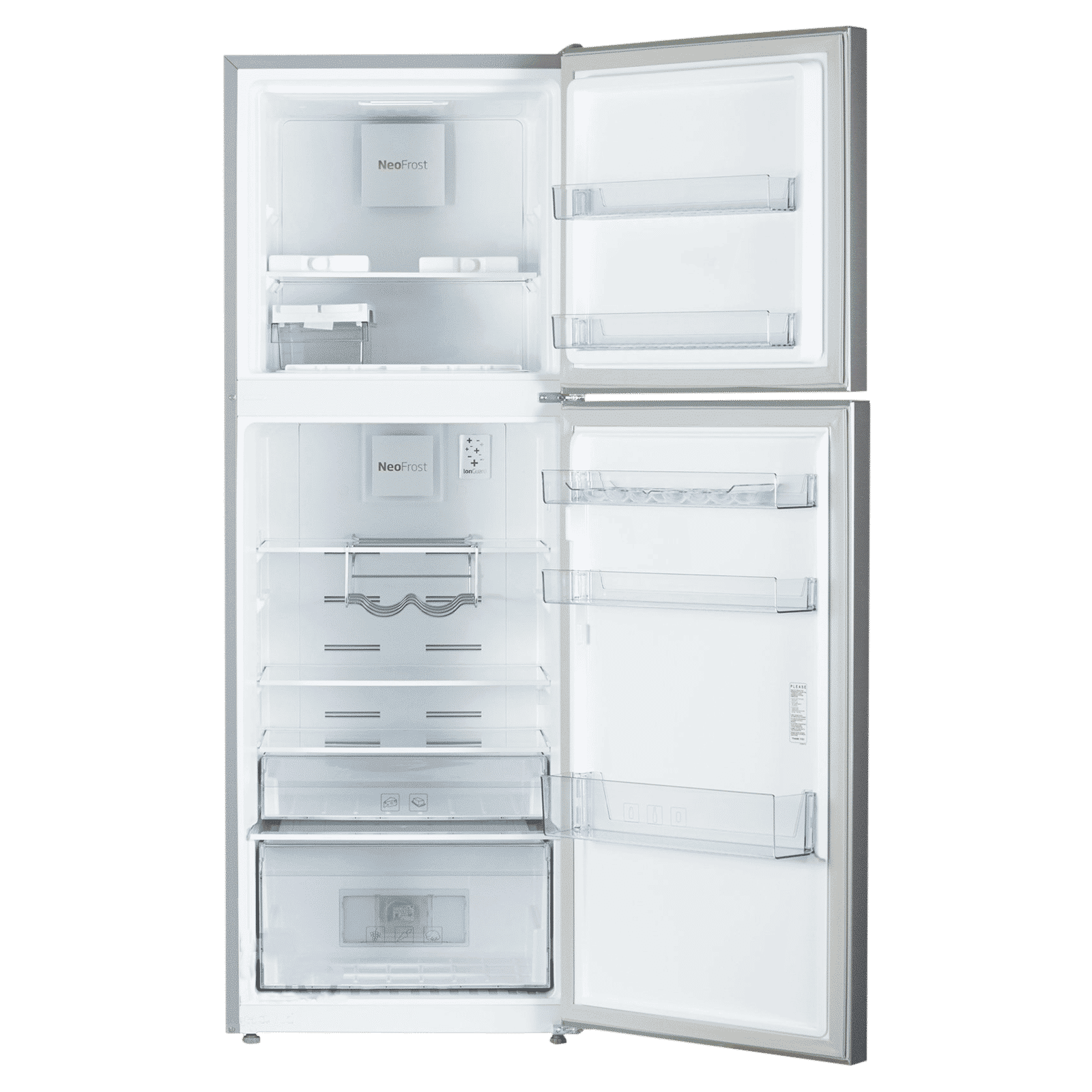 VOLTAS beko 340 Litres 2 Star Frost Free Double Door Refrigerator with Neo Frost Dual Cooling (RFF363I, Silver) VOLTAS beko 340 Litres 2 Star Frost Free Double Door Refrigerator with Neo Frost Dual Cooling (RFF363I, Silver)_5