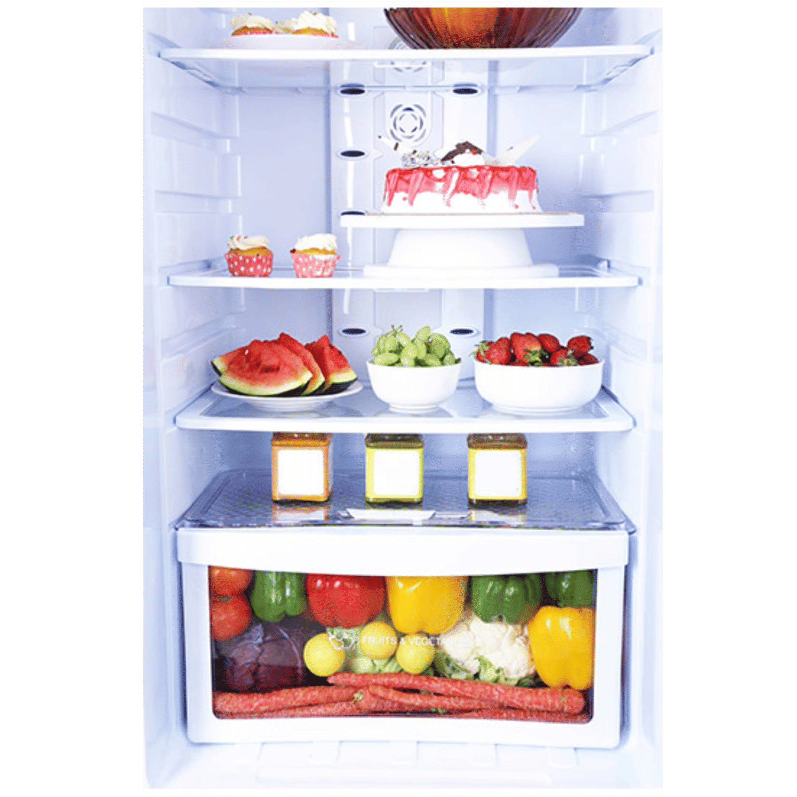 Godrej Eon 260 Litres 2 Star Frost Free Double Door Refrigerator with Uniform Cooling Technology (RT EON 275B 25 HI, Aqua Blue) Godrej Eon 260 Litres 2 Star Frost Free Double Door Refrigerator with Uniform Cooling Technology (RT EON 275B 25 HI, Aqua Blue)_3