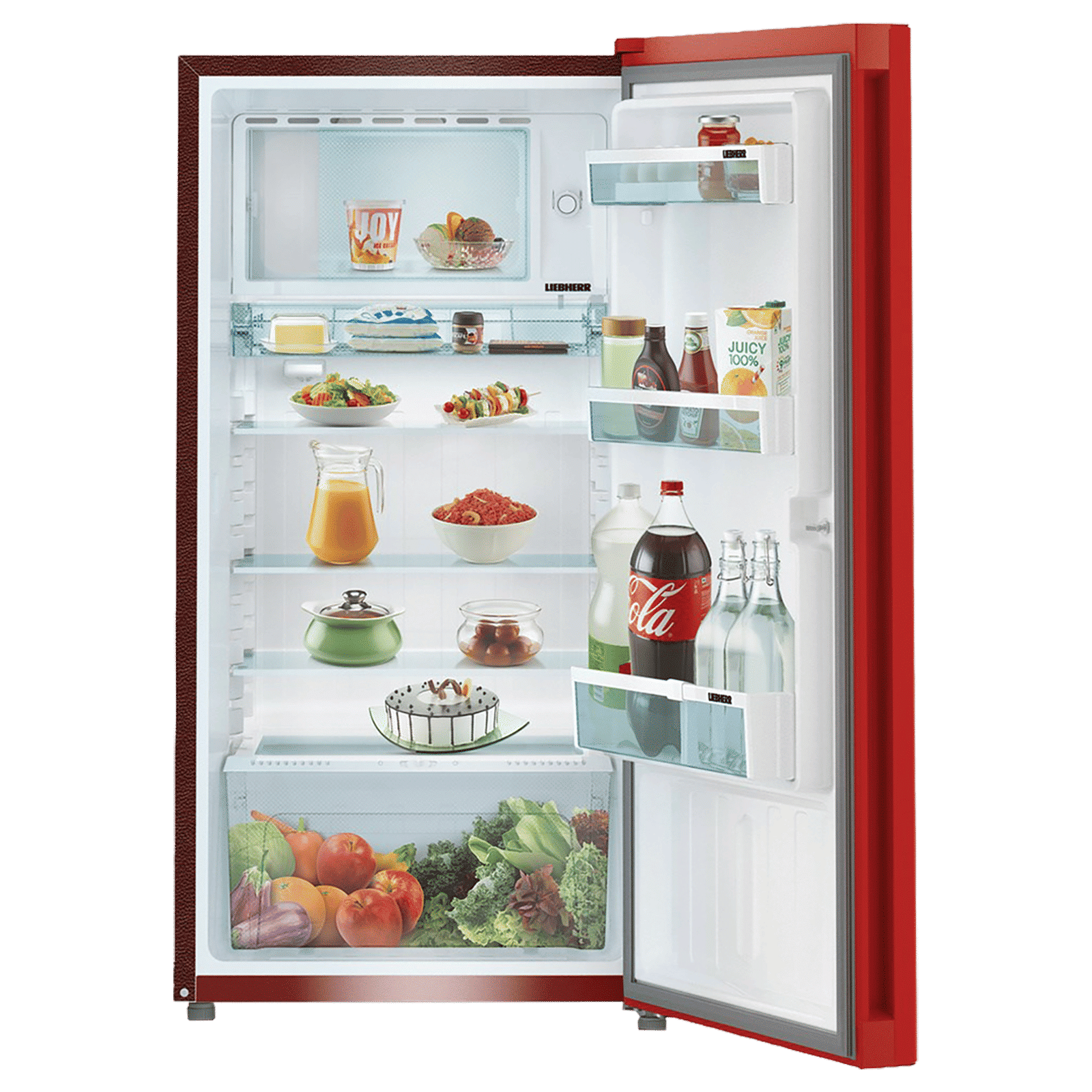 LIEBHERR 220 Litres 3 Star Direct Cool Single Door Refrigerator with Stabilizer Free Operation (DRF 2210, Red) LIEBHERR 220 Litres 3 Star Direct Cool Single Door Refrigerator with Stabilizer Free Operation (DRF 2210, Red)_4