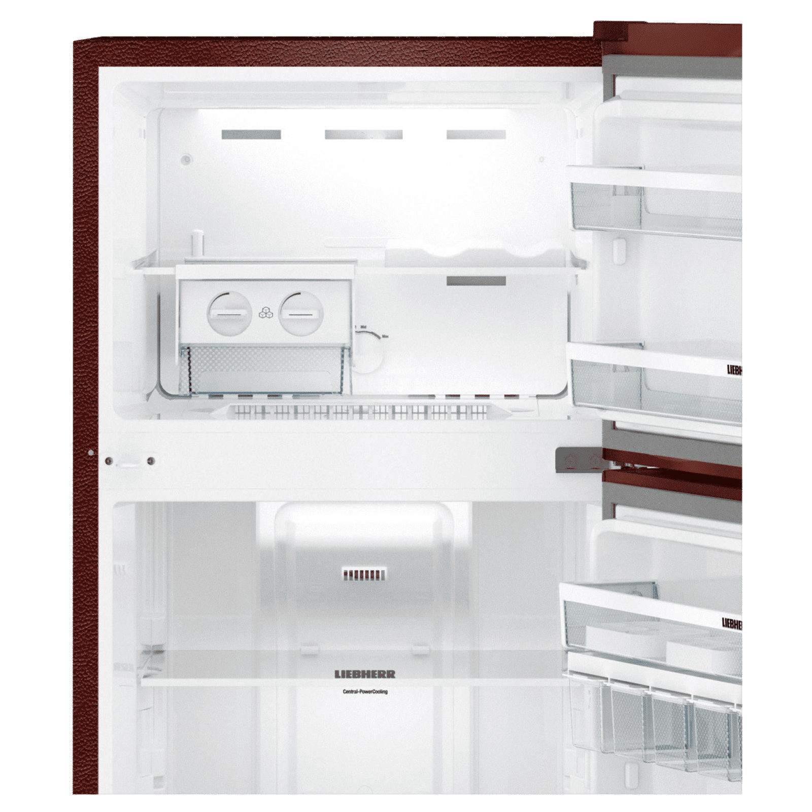 LIEBHERR 290 Litres 2 Star Frost Free Double Door Refrigerator with Stabilizer Free Operation (TCBB 2940, Brown Bubble)_11