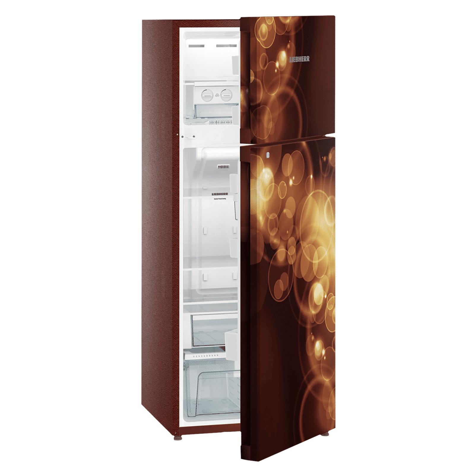 LIEBHERR 290 Litres 2 Star Frost Free Double Door Refrigerator with Stabilizer Free Operation (TCBB 2940, Brown Bubble)_13