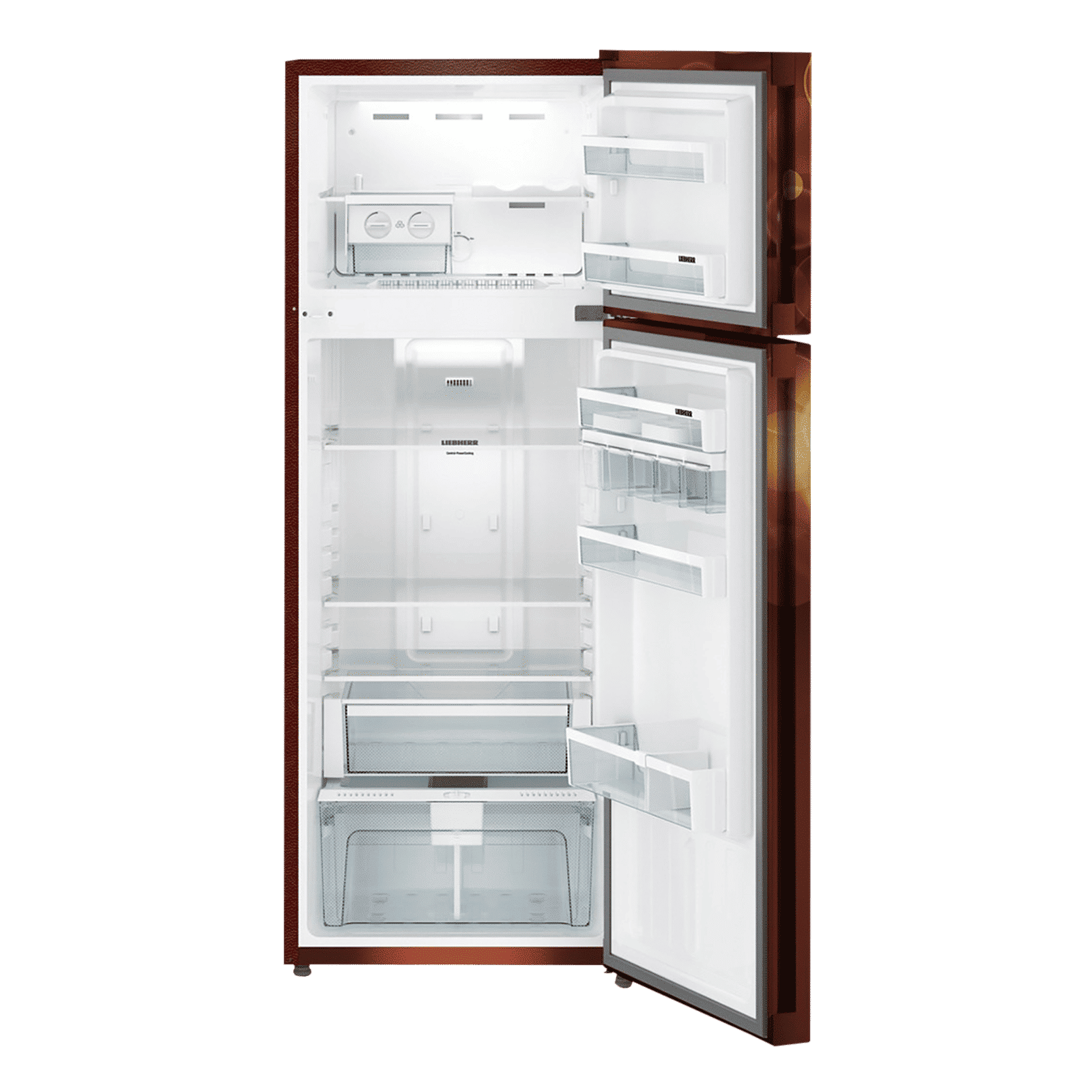 LIEBHERR 290 Litres 2 Star Frost Free Double Door Refrigerator with Stabilizer Free Operation (TCBB 2940, Brown Bubble)_6
